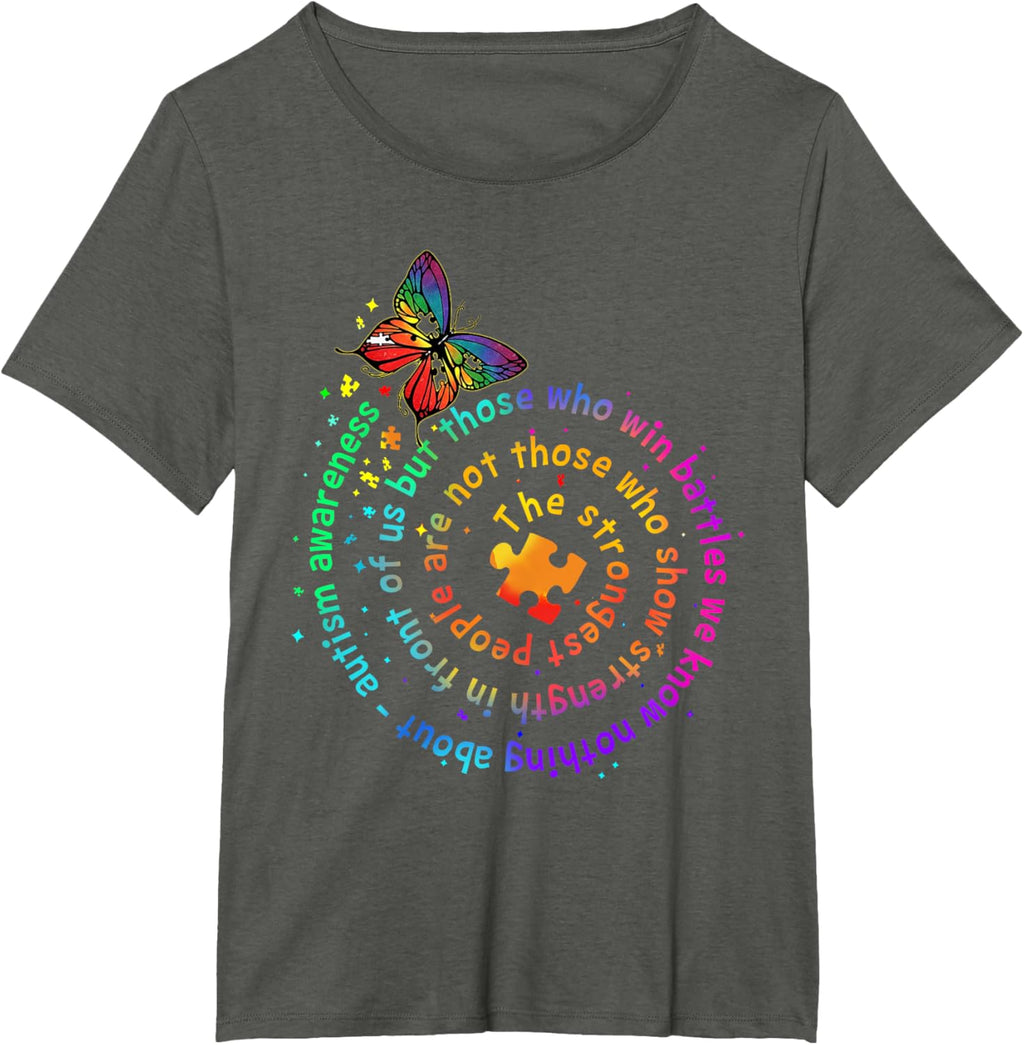 The Strongest People Butterfly Autism Awareness