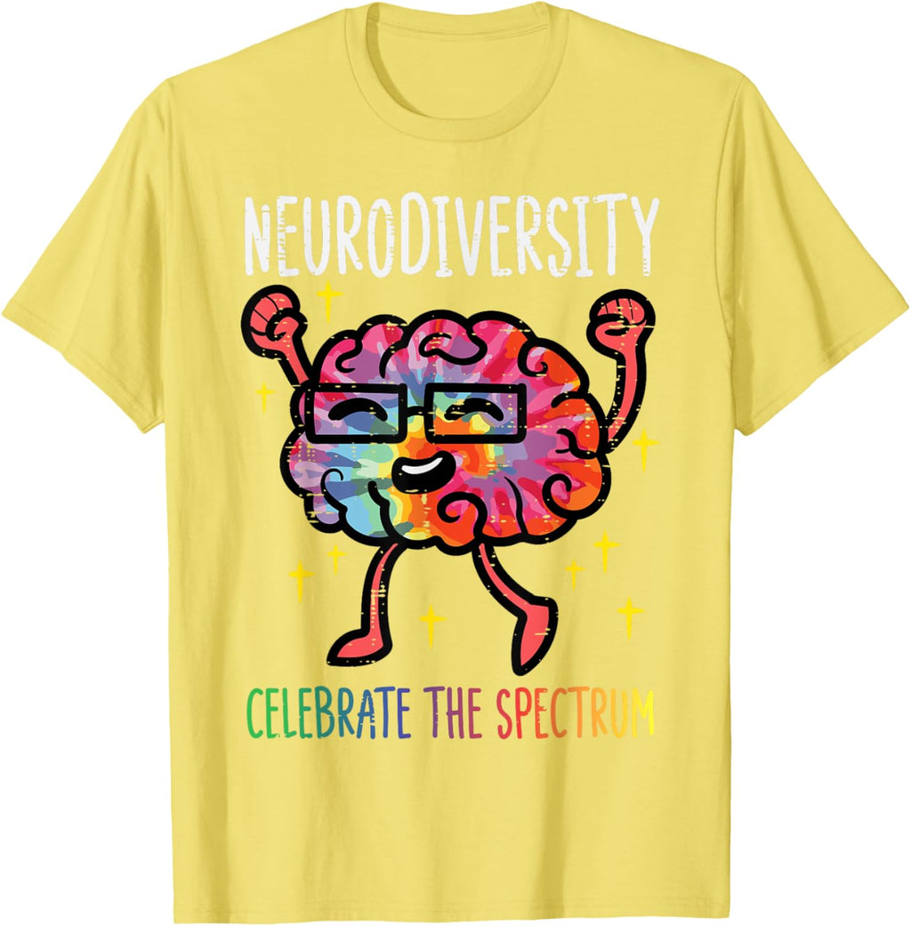 Neurodiversity Brain Autism Awareness ASD ADHD Men Women Kid