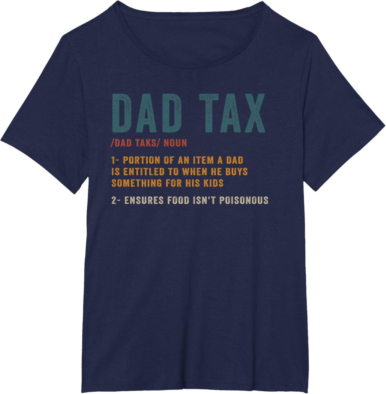 Vintage Dad Tax Definition Men Funny Father's Day