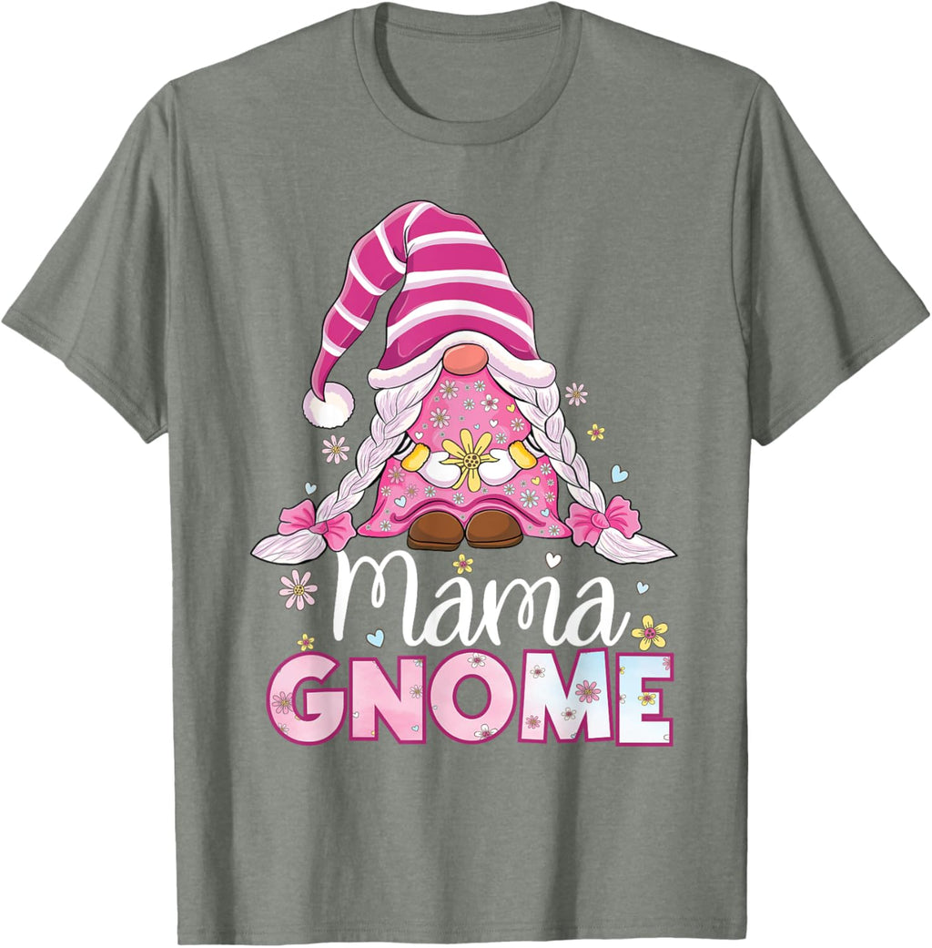 Flower For Mom Gnomies Cute Gnome Mom Happy Mother's Day
