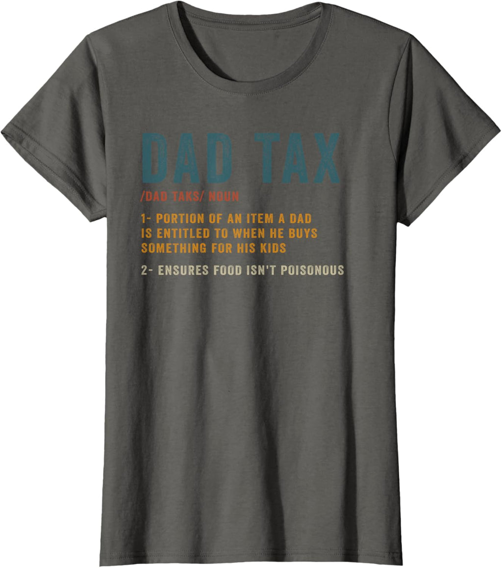 Vintage Dad Tax Definition Men Funny Father's Day