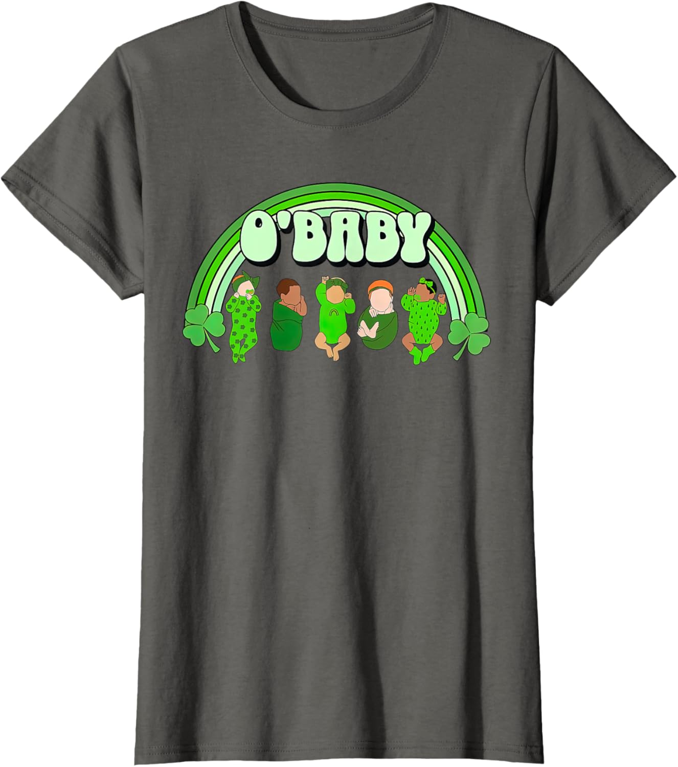 Rainbow Labor And Delivery Nurse Saint Patrick's Day NICU