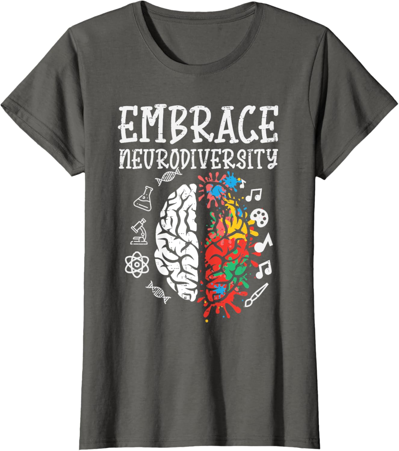 Embrace Neurodiversity Autism Awareness ASD Men Women Kids