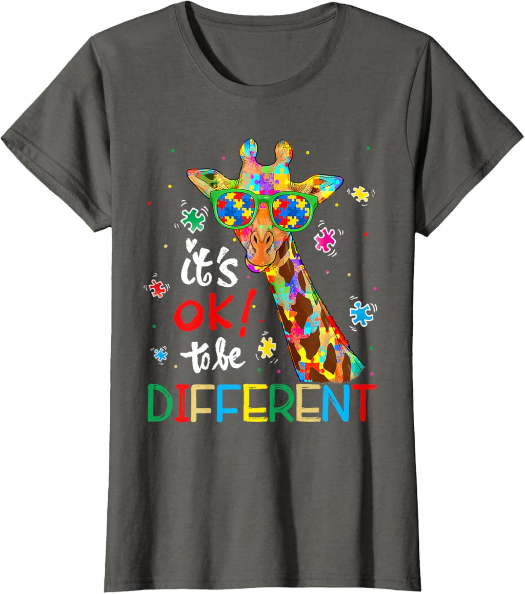 Autism Awareness Acceptance Women Kid Its Ok To Be Different
