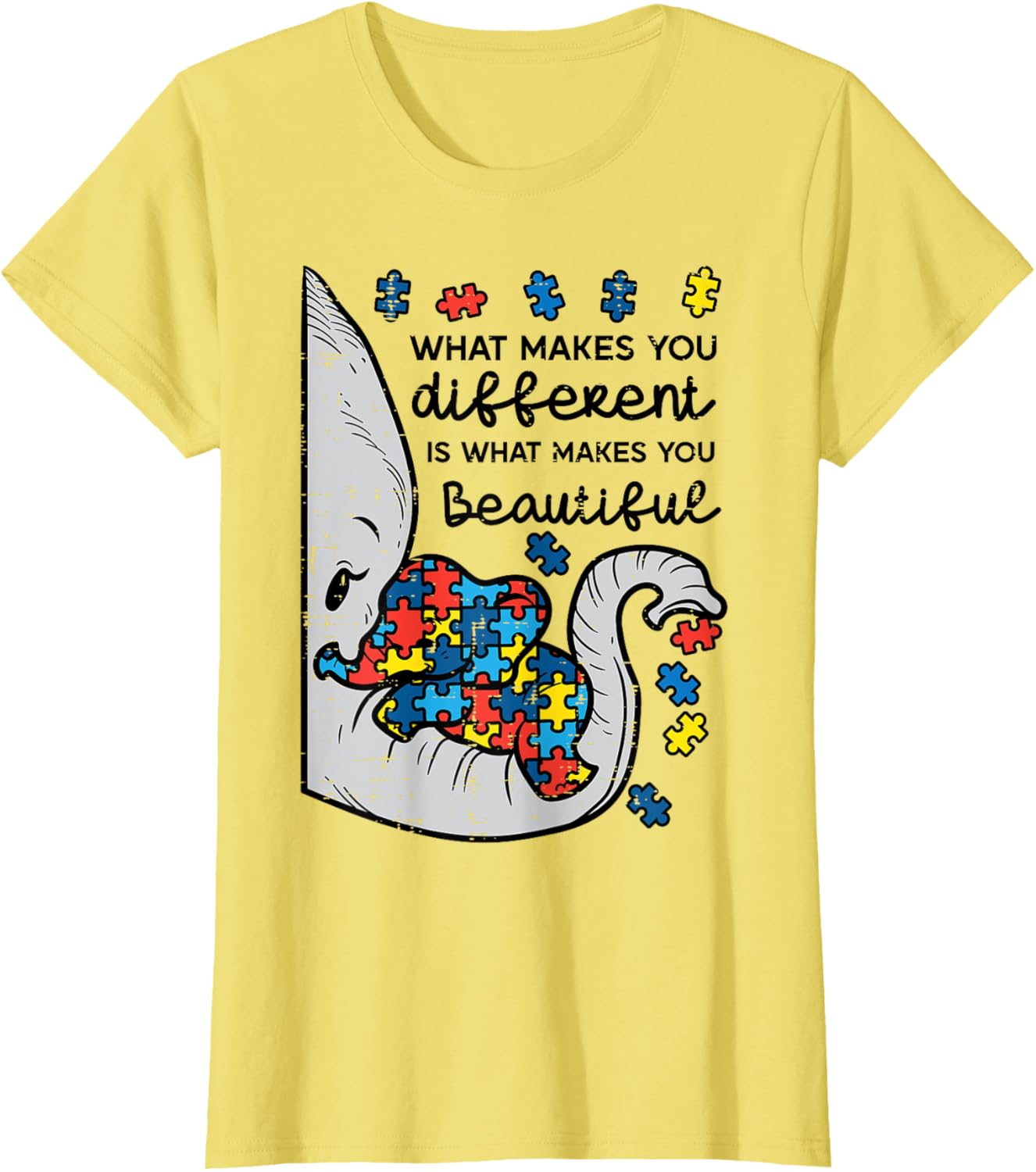 What Makes You Different Beautiful Elephant Autism Awareness