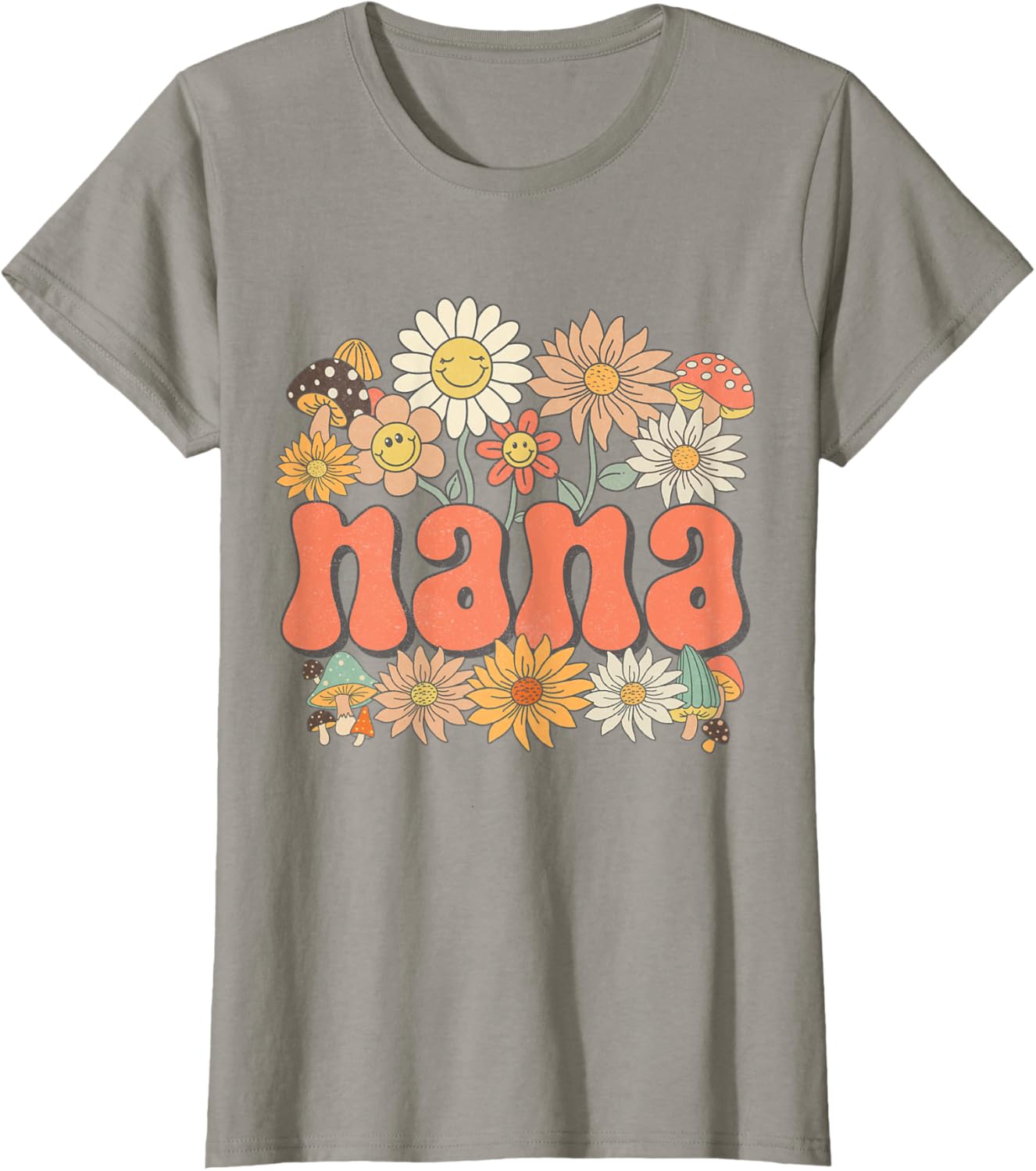 Groovy Nana Floral Hippie Retro Daisy Flower Mother's Day