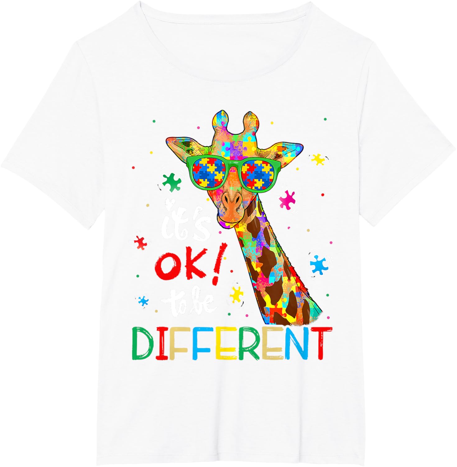 Autism Awareness Acceptance Women Kid Its Ok To Be Different