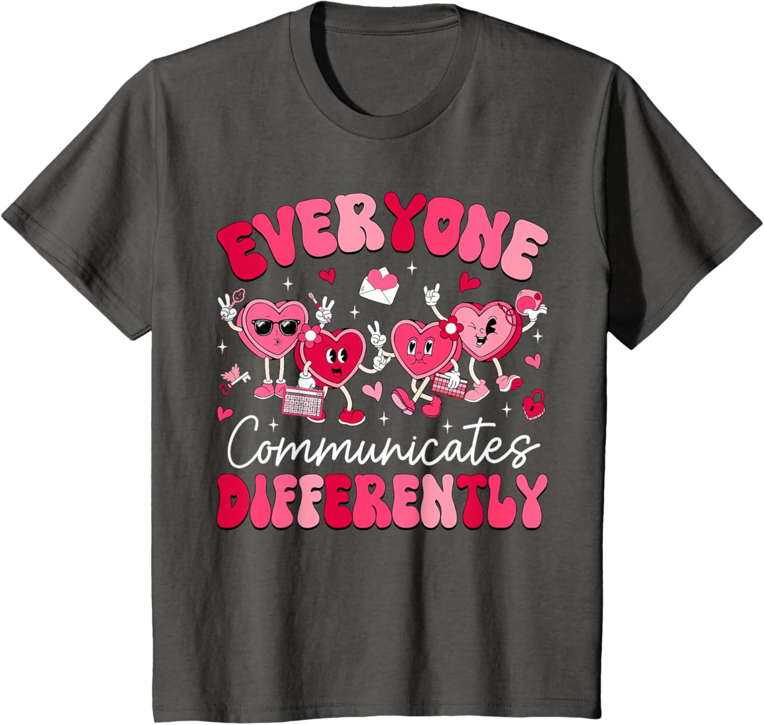 Everyone Communicates Differently Autism Valentines Day