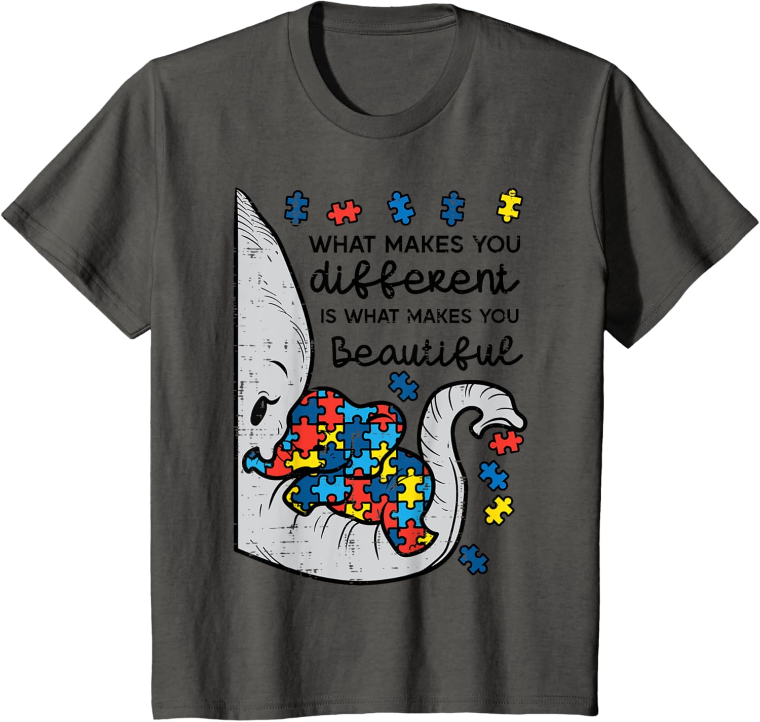 What Makes You Different Beautiful Elephant Autism Awareness