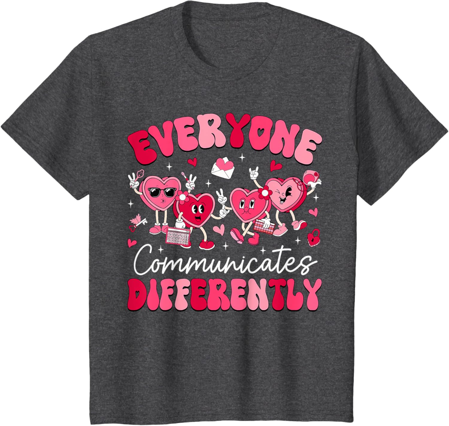 Everyone Communicates Differently Autism Valentines Day