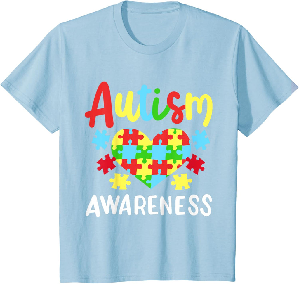Autism Awareness T-Shirt, Small, Black