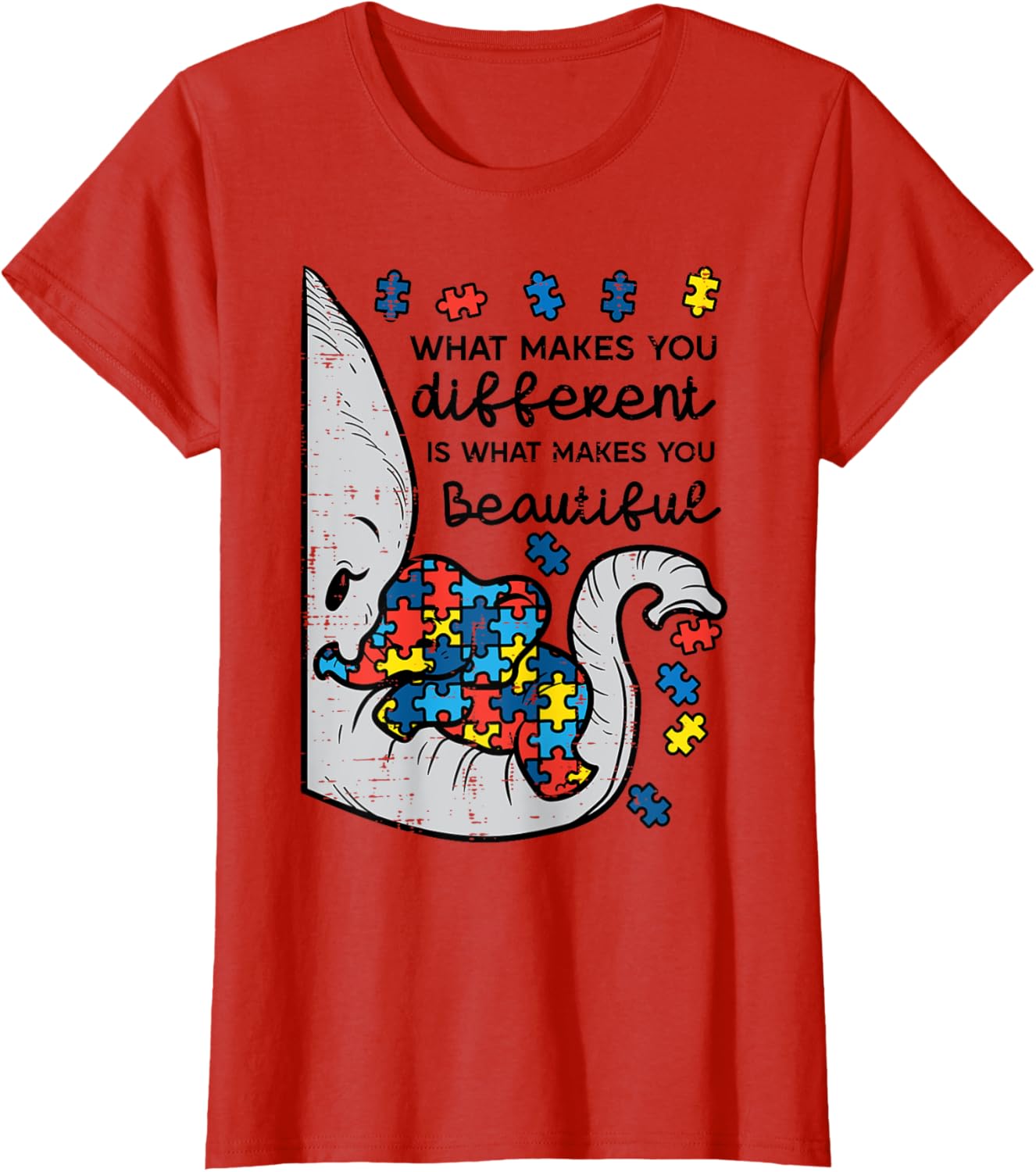 What Makes You Different Beautiful Elephant Autism Awareness