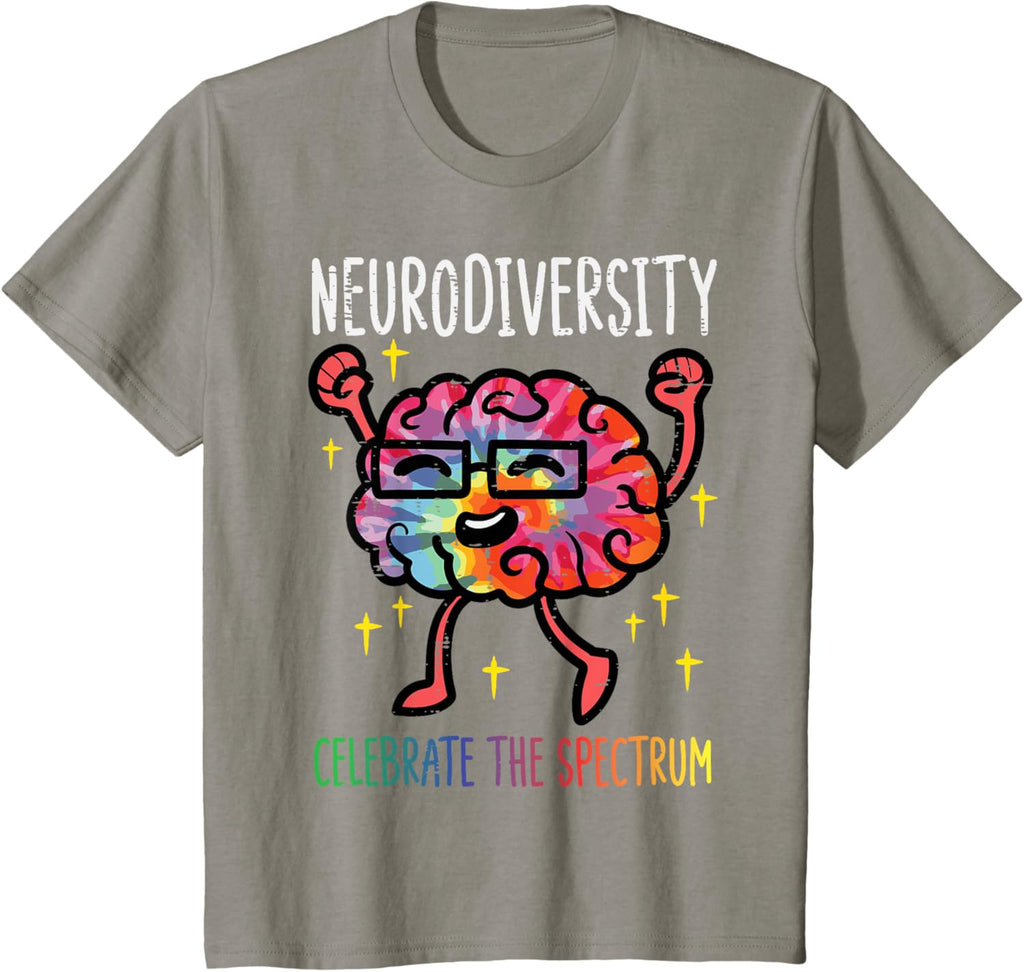 Neurodiversity Brain Autism Awareness ASD ADHD Men Women Kid