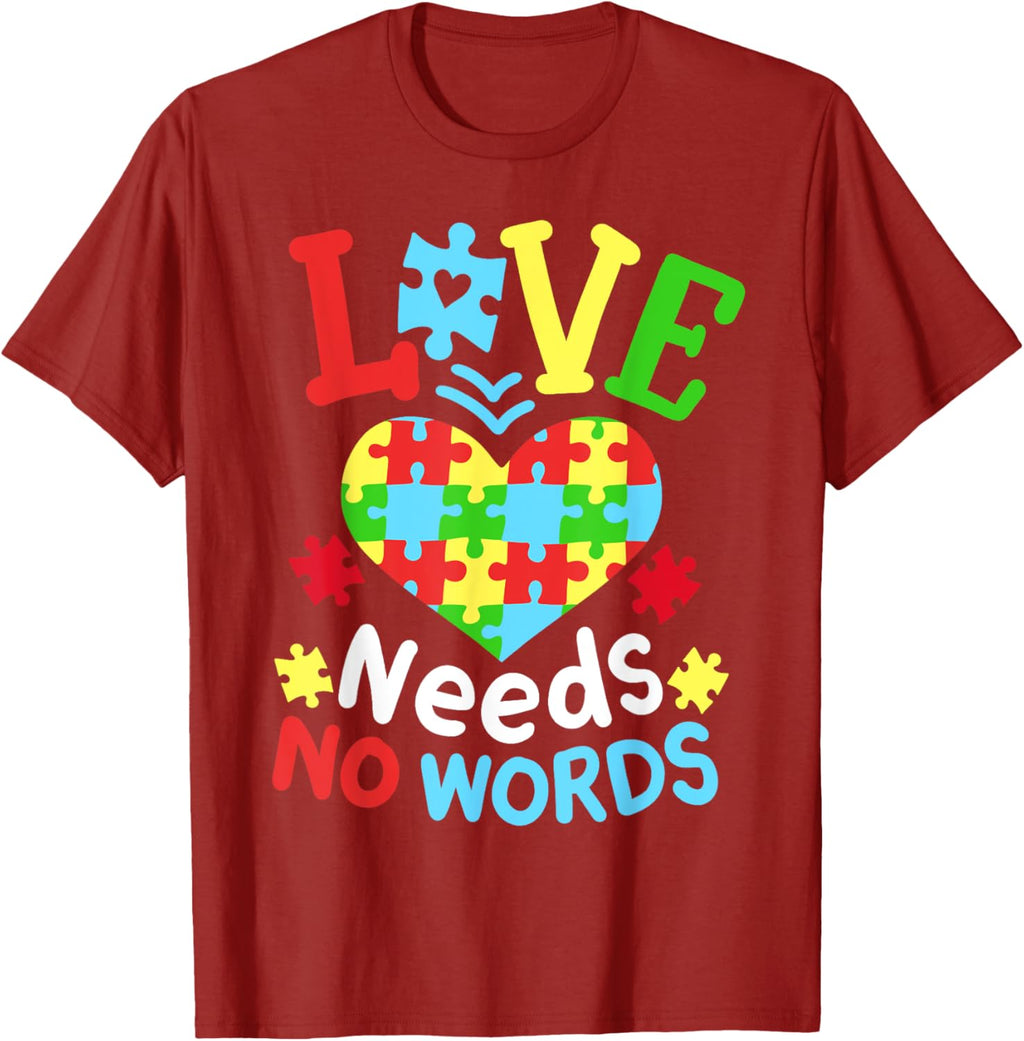 Autism Awareness Love Needs No Words