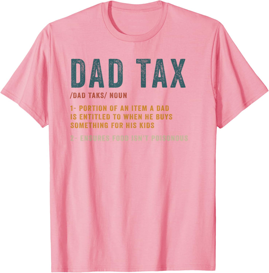 Vintage Dad Tax Definition Men Funny Father's Day
