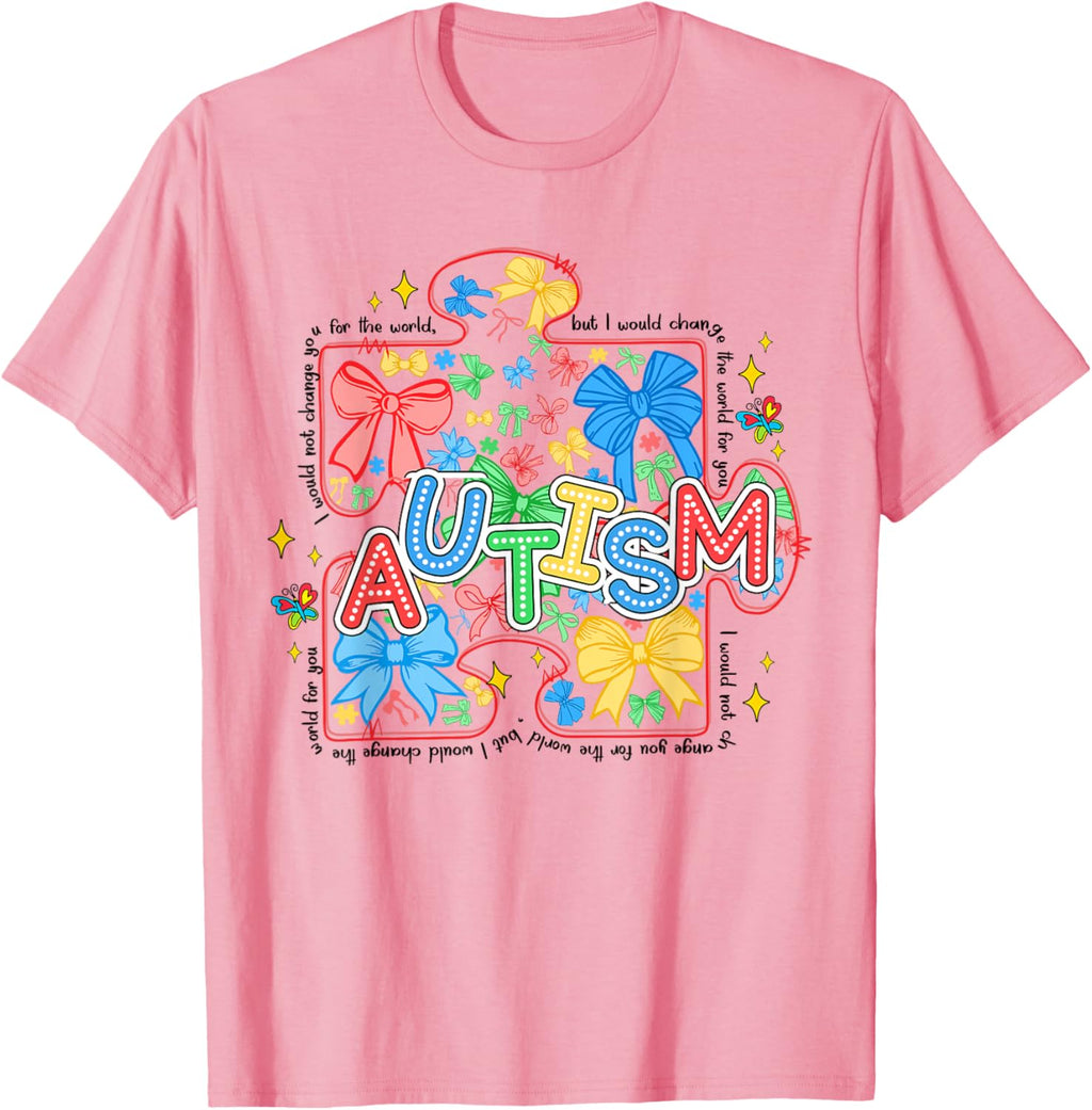 Autism Awareness Coquette Bow Autism Awareness Puzzle Piece