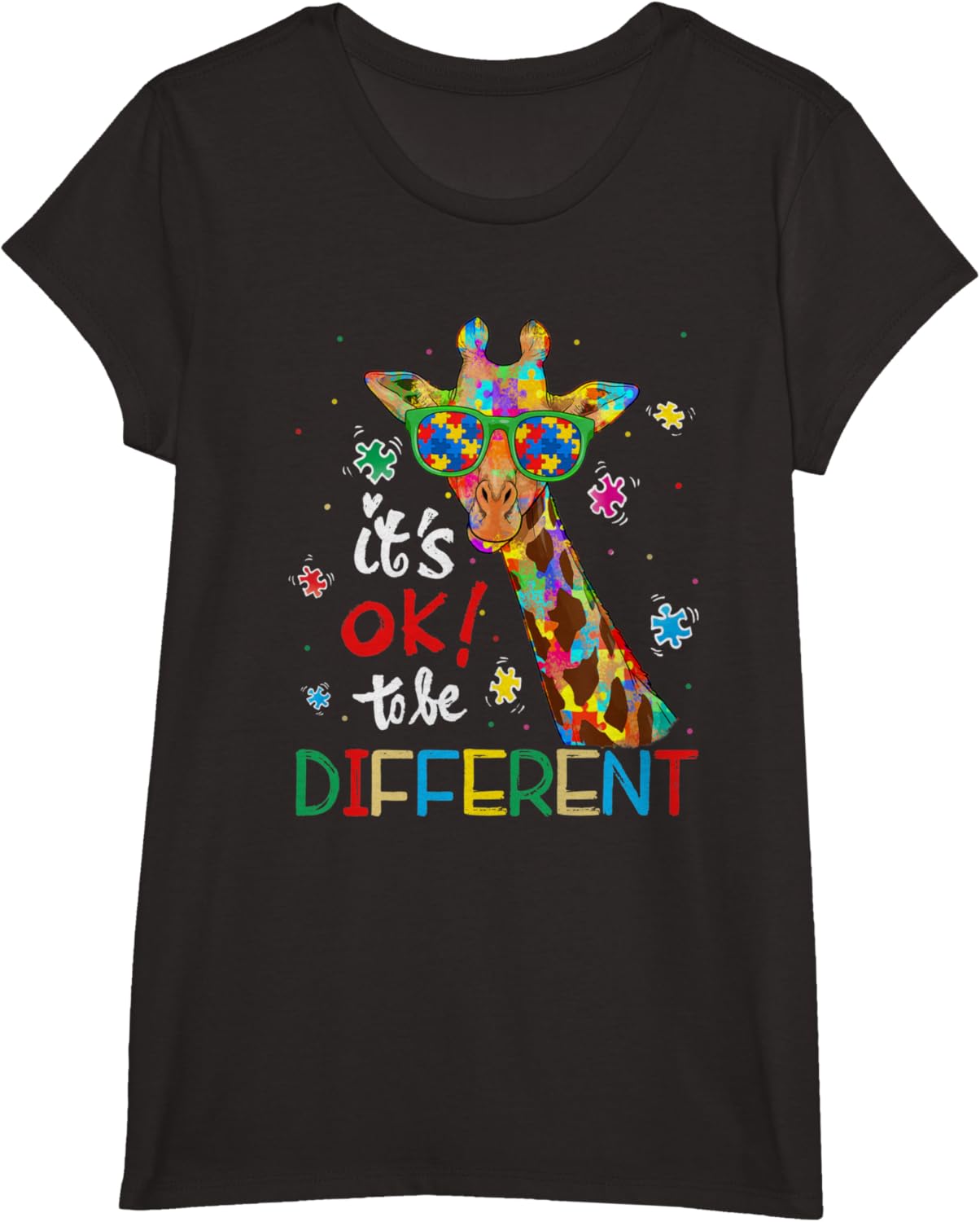 Autism Awareness Acceptance Women Kid Its Ok To Be Different