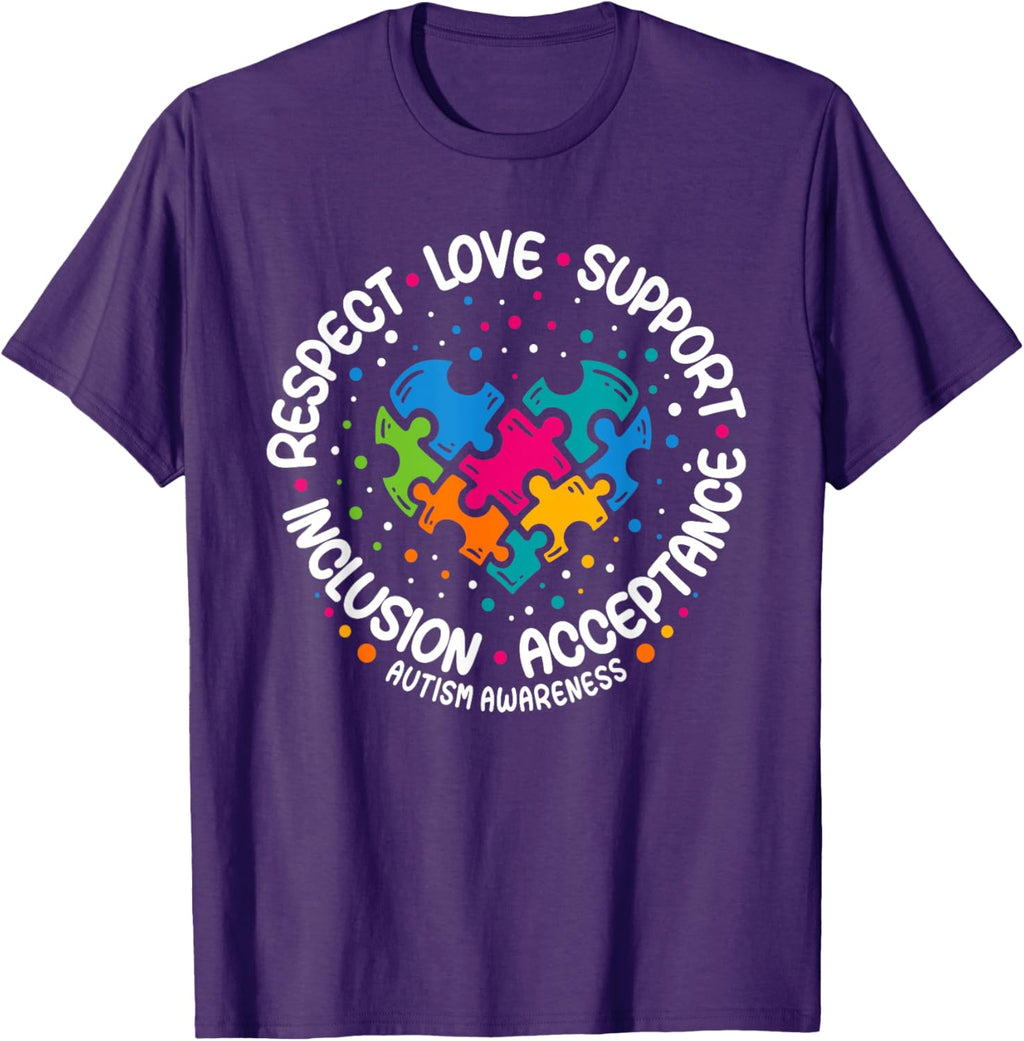 Autism Awareness Respect Love Support Blue Autism