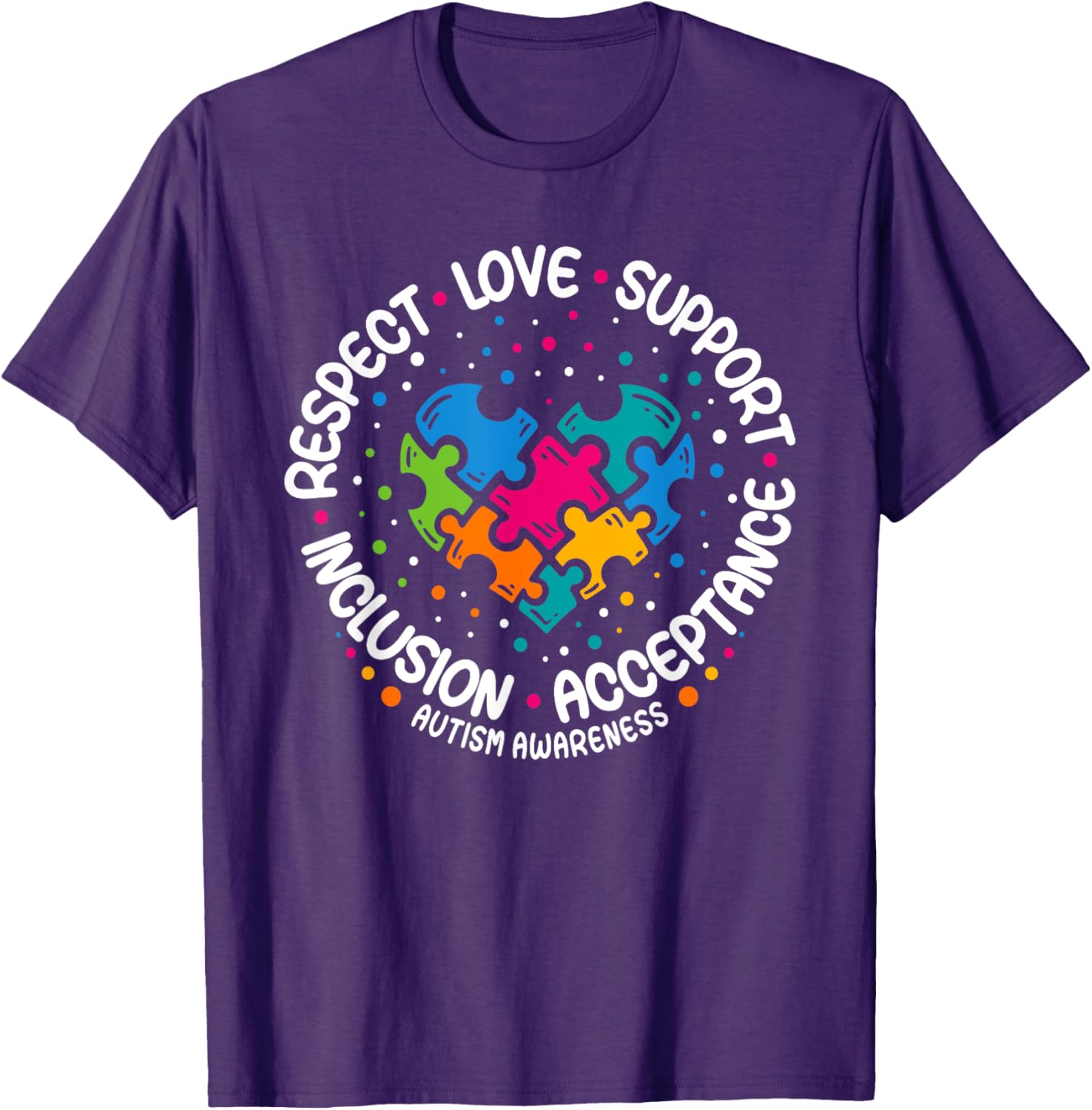 Autism Awareness Respect Love Support Blue Autism