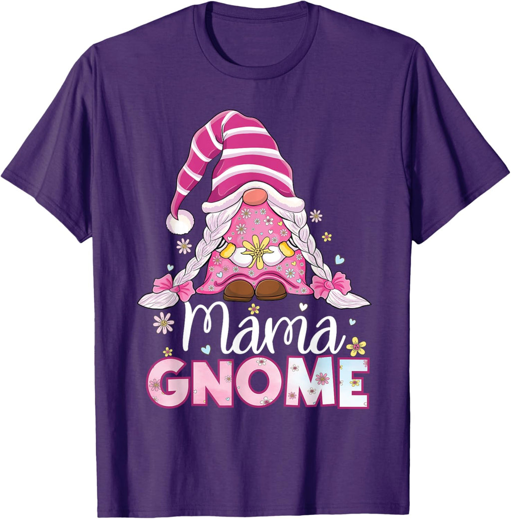 Flower For Mom Gnomies Cute Gnome Mom Happy Mother's Day