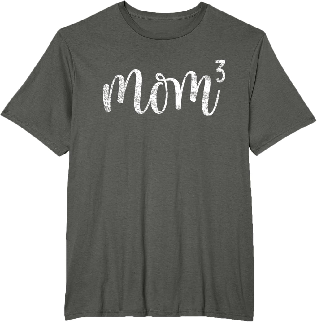 Mom3 Mom Cubed Mother of Three Mama of 3 Gifts Mothers Day