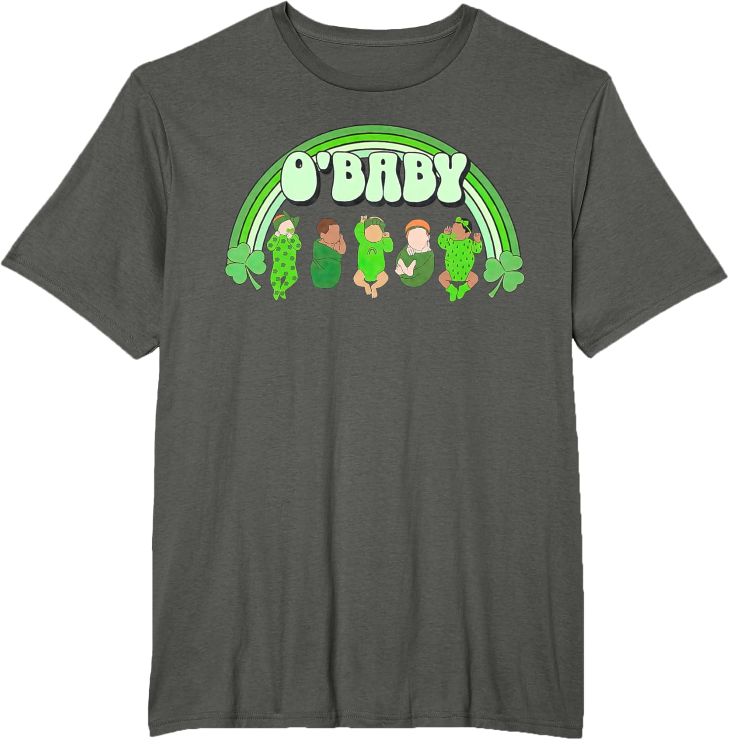 Rainbow Labor And Delivery Nurse Saint Patrick's Day NICU