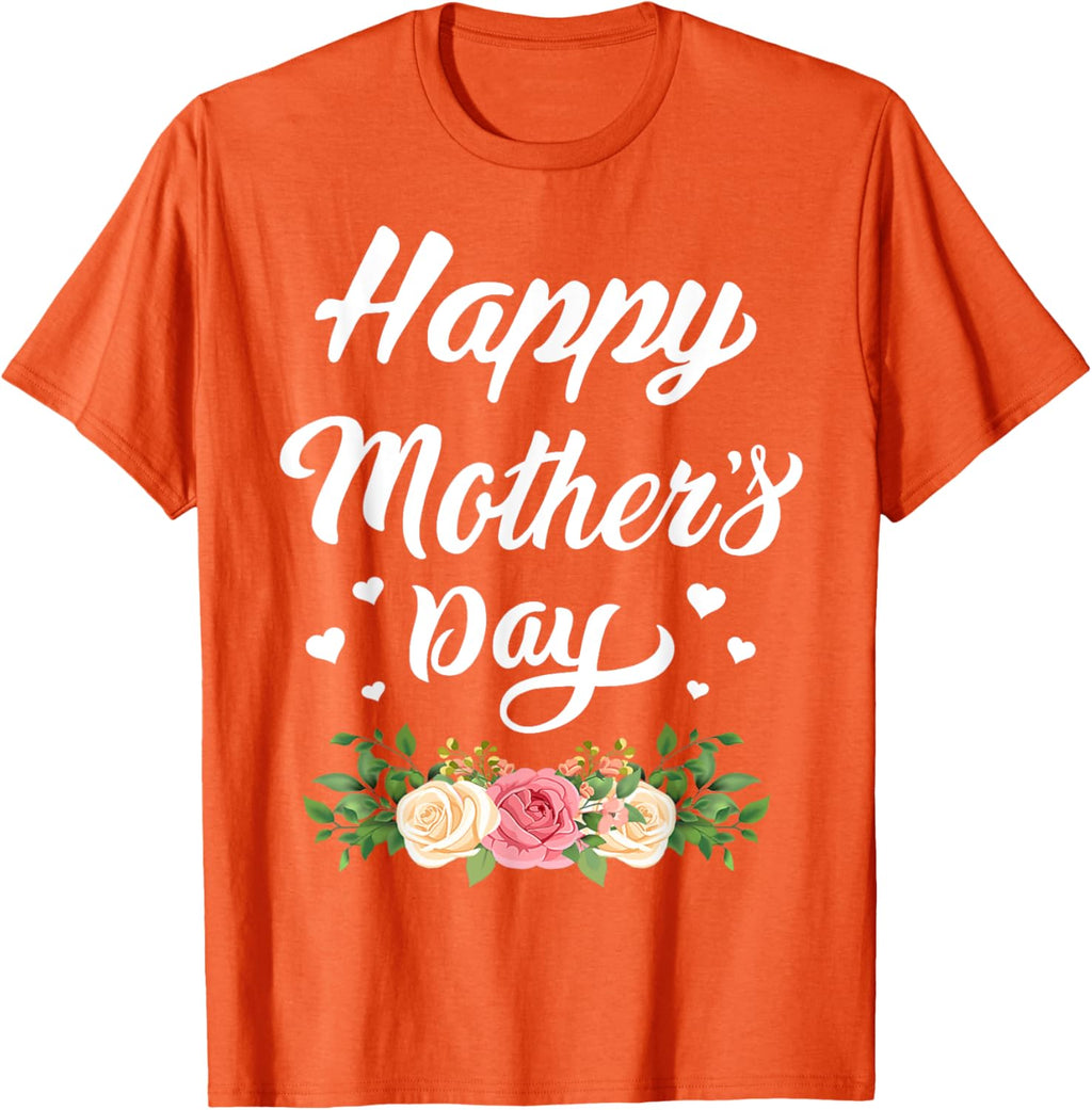 Happy Mother's Day 2024 Tshirt for Women Mom Grandma Mother Shirt