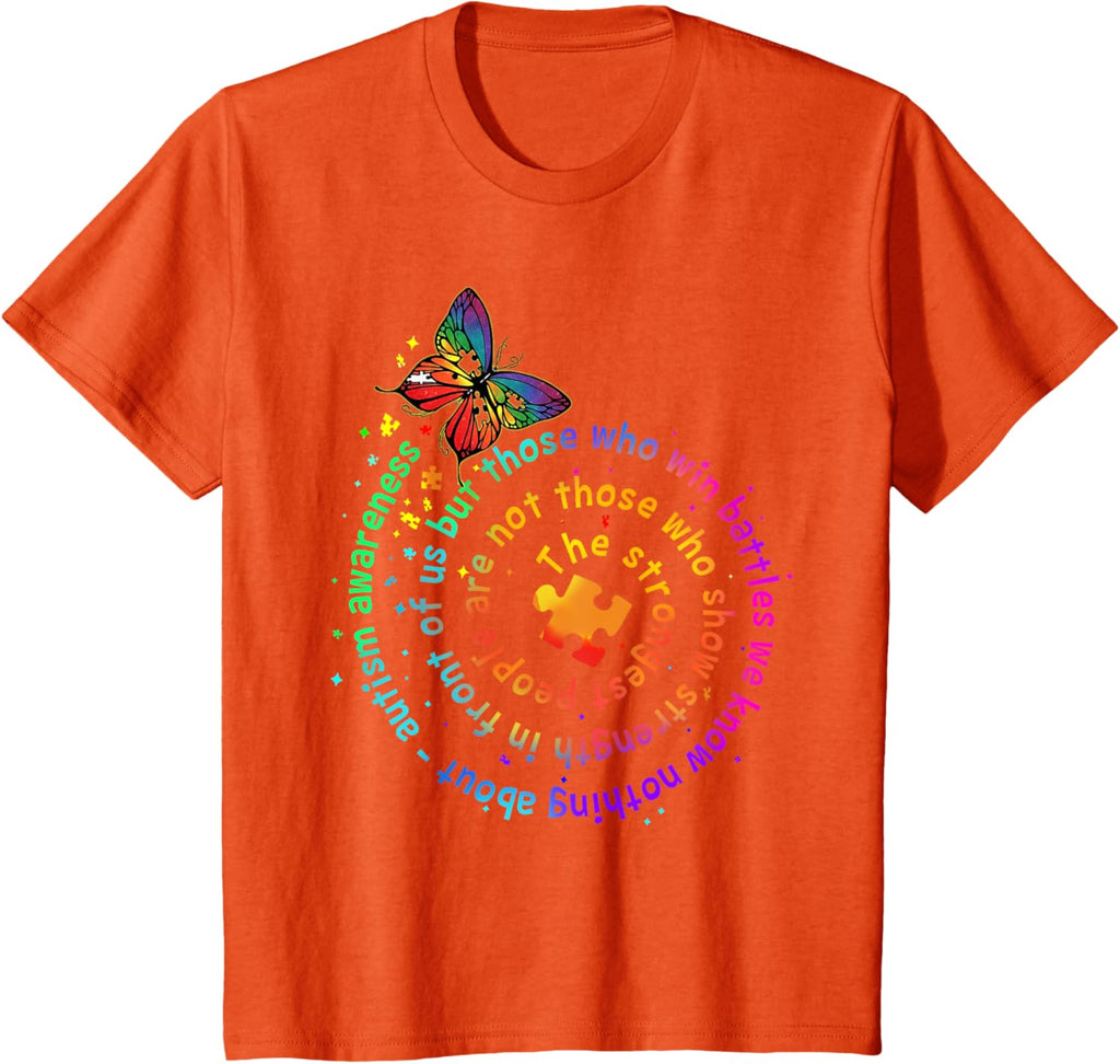 The Strongest People Butterfly Autism Awareness