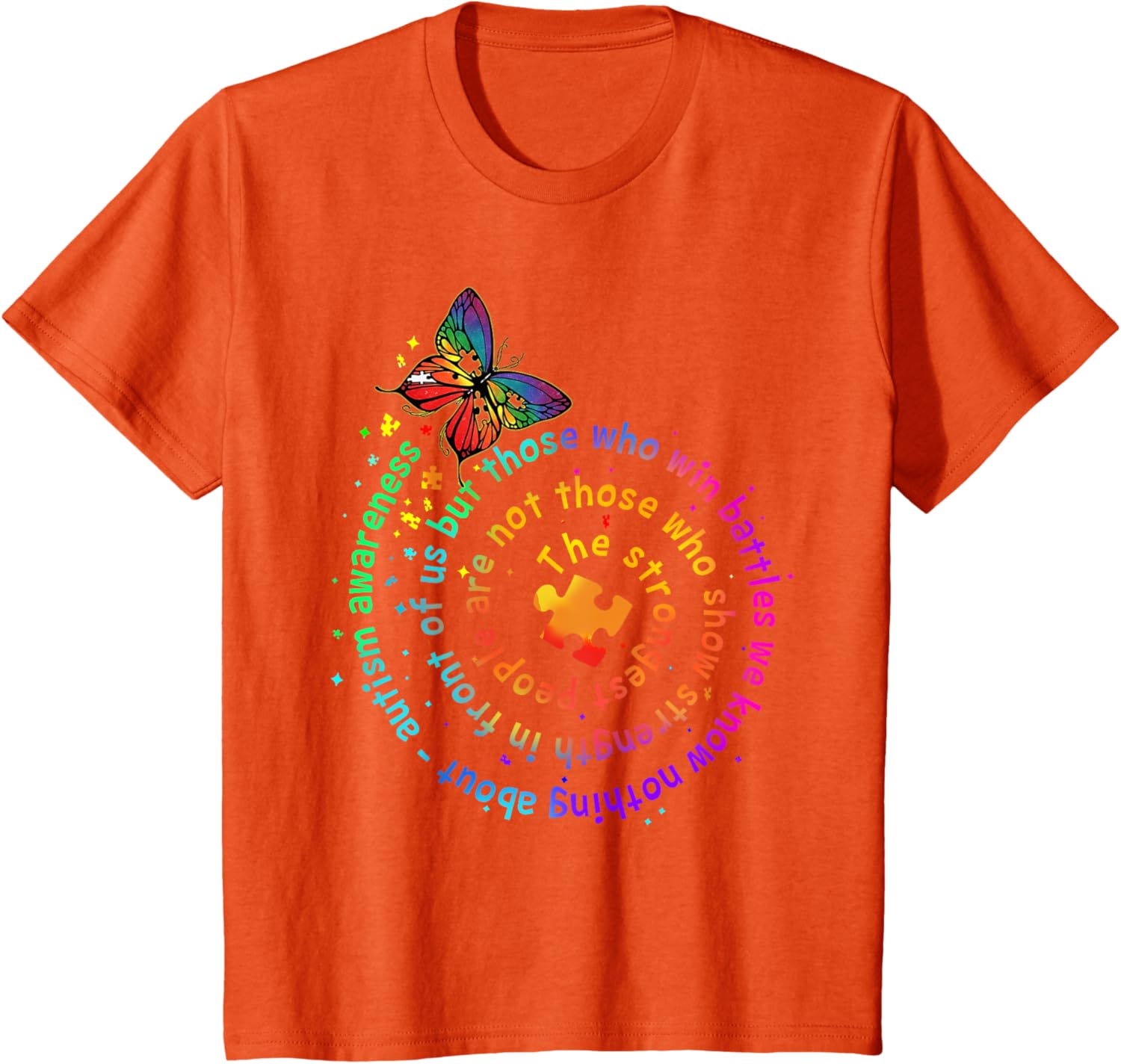 The Strongest People Butterfly Autism Awareness
