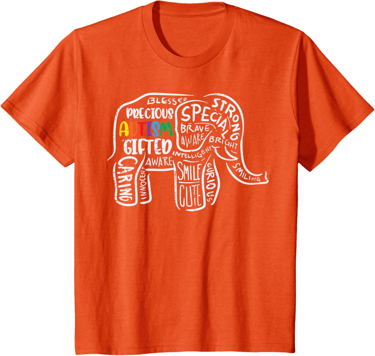 Autism Awareness Elephant Acceptance Autistic Men Women Kids