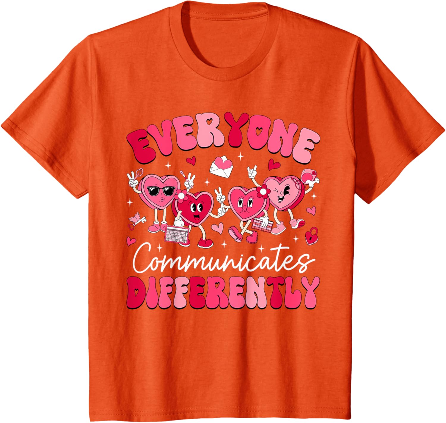 Everyone Communicates Differently Autism Valentines Day