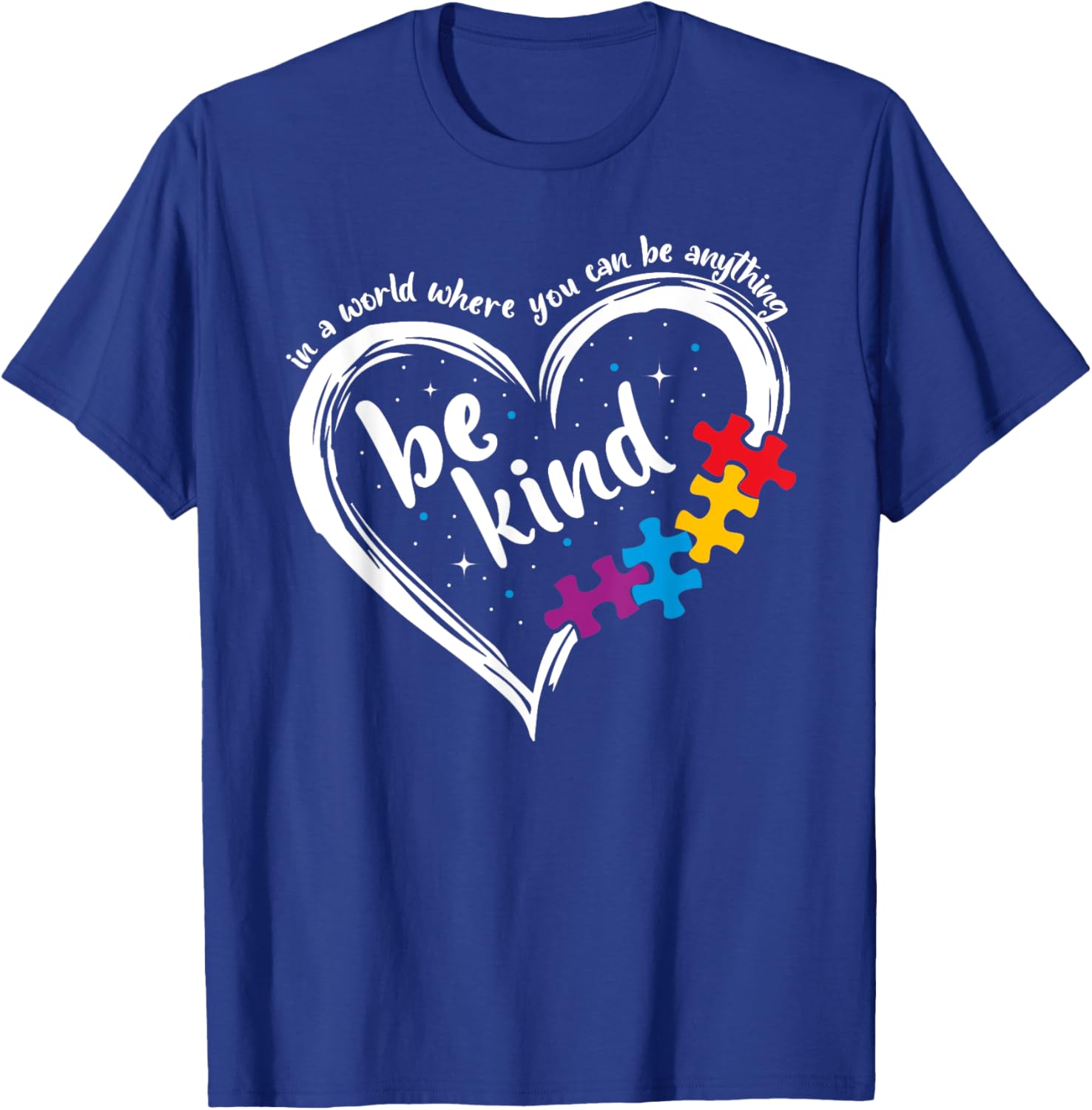Autism Be Kind Women Blue Be Kind Autism Awareness