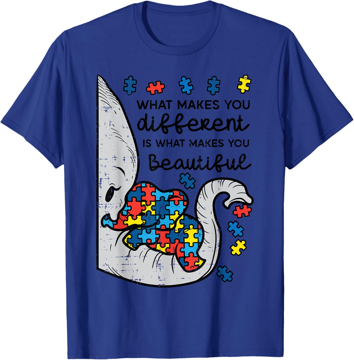What Makes You Different Beautiful Elephant Autism Awareness
