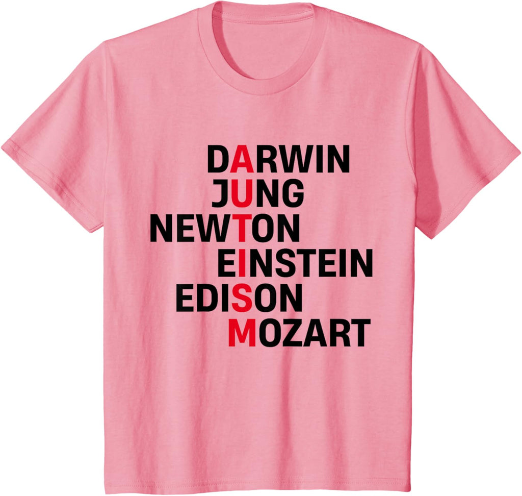 Darwin Jung Newton Einstein Edison Mozart Autism Awareness