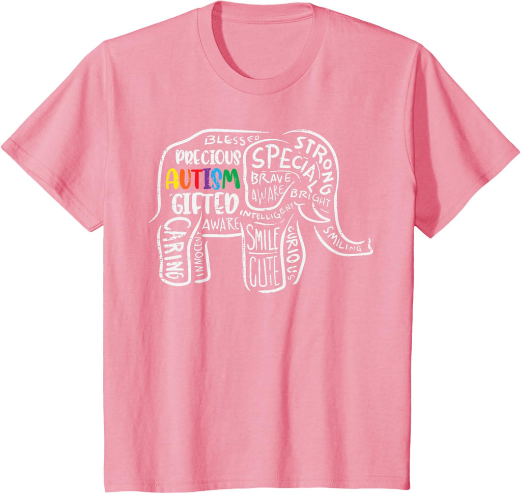 Autism Awareness Elephant Acceptance Autistic Men Women Kids