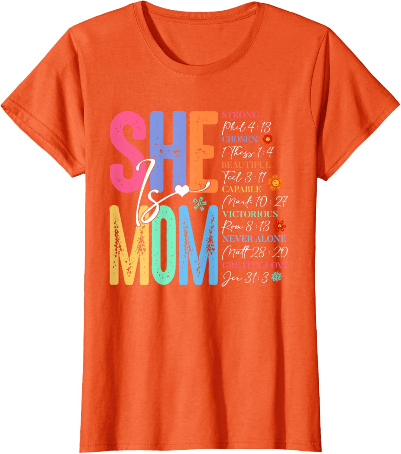 She Is Mom Christian Mother's Day Jesus Mama Religious Women