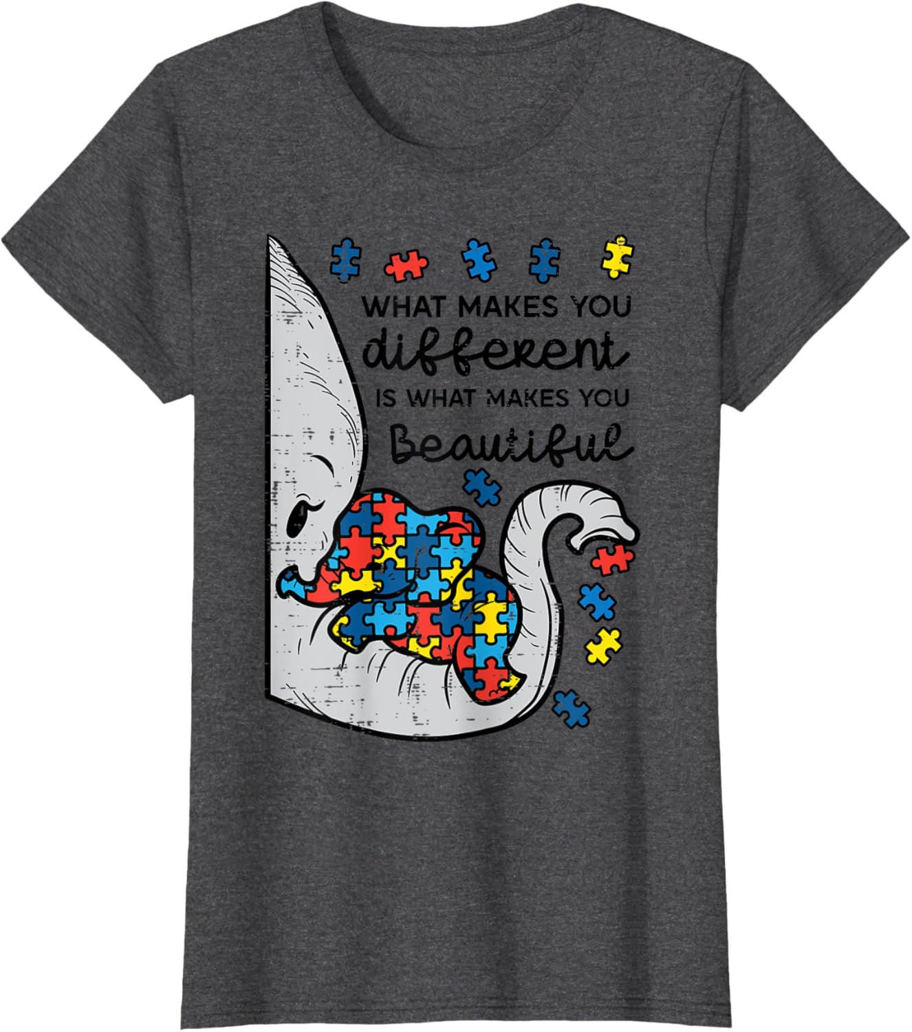 What Makes You Different Beautiful Elephant Autism Awareness