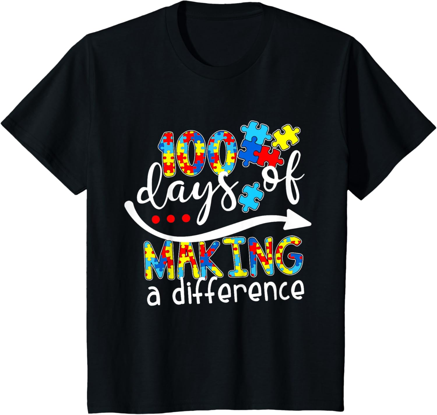 Autism 100 Days 100th day of school teacher autism awareness