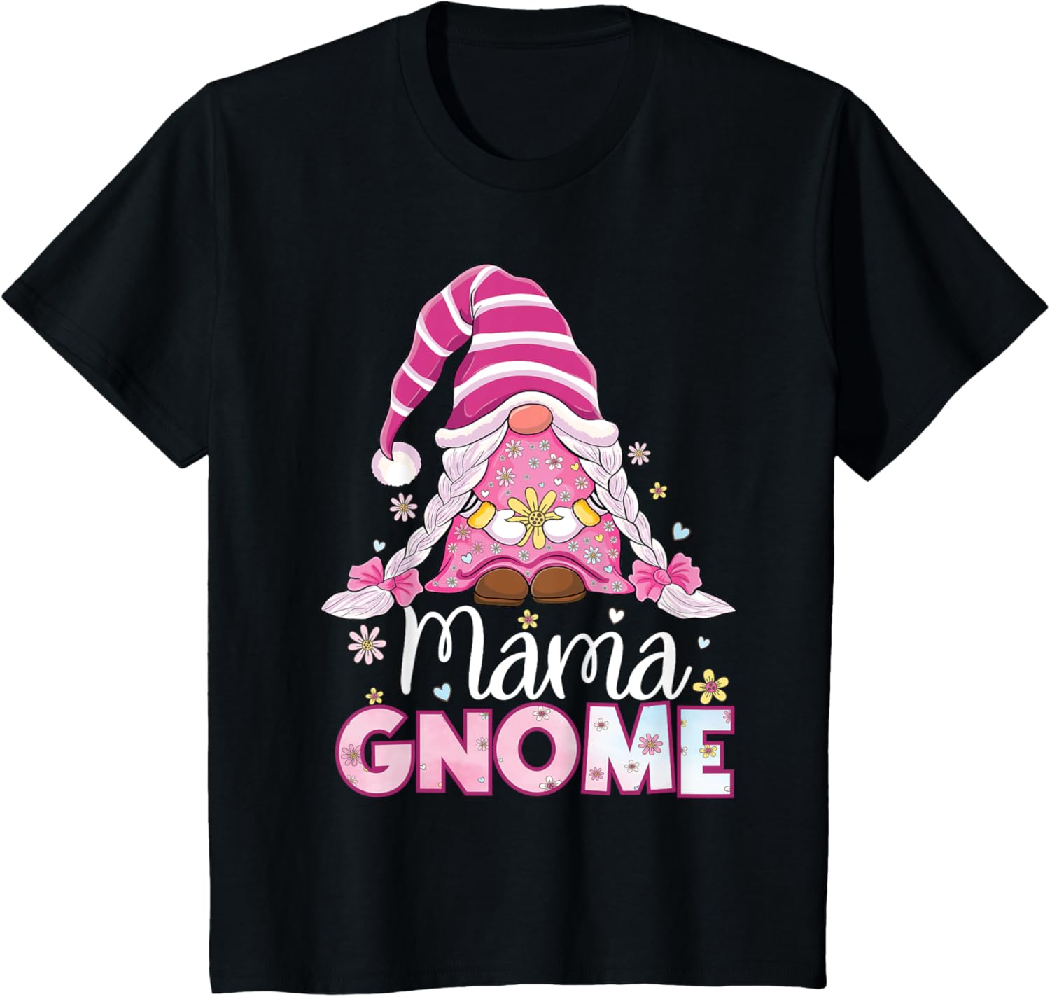 Flower For Mom Gnomies Cute Gnome Mom Happy Mother's Day