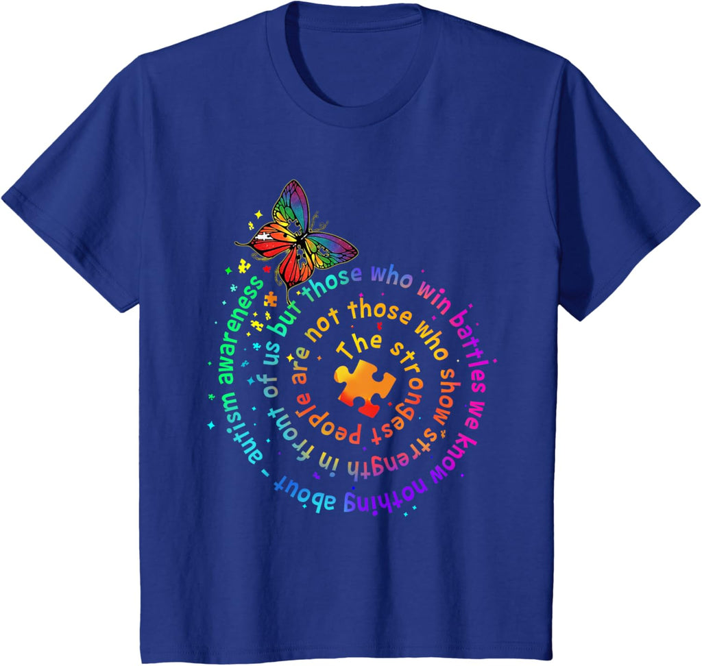 The Strongest People Butterfly Autism Awareness