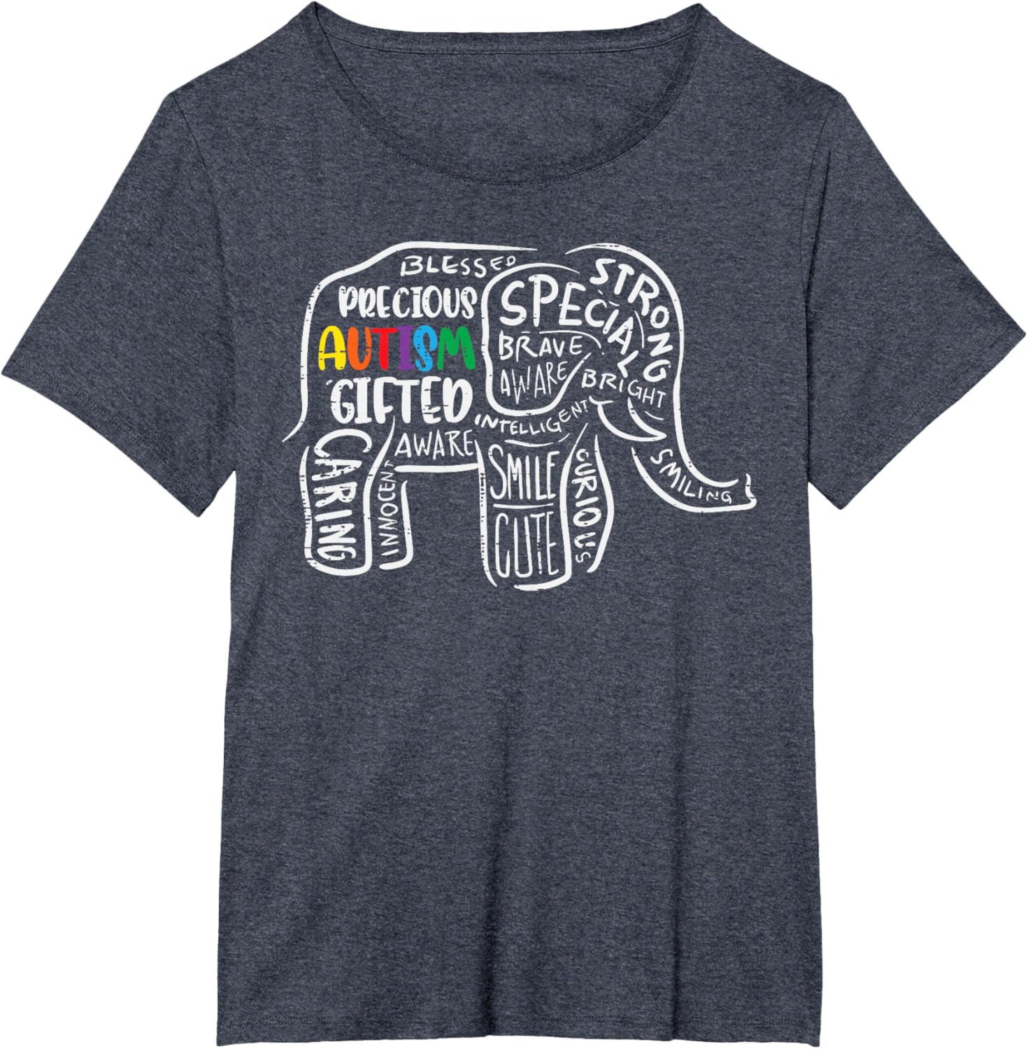 Autism Awareness Elephant Acceptance Autistic Men Women Kids