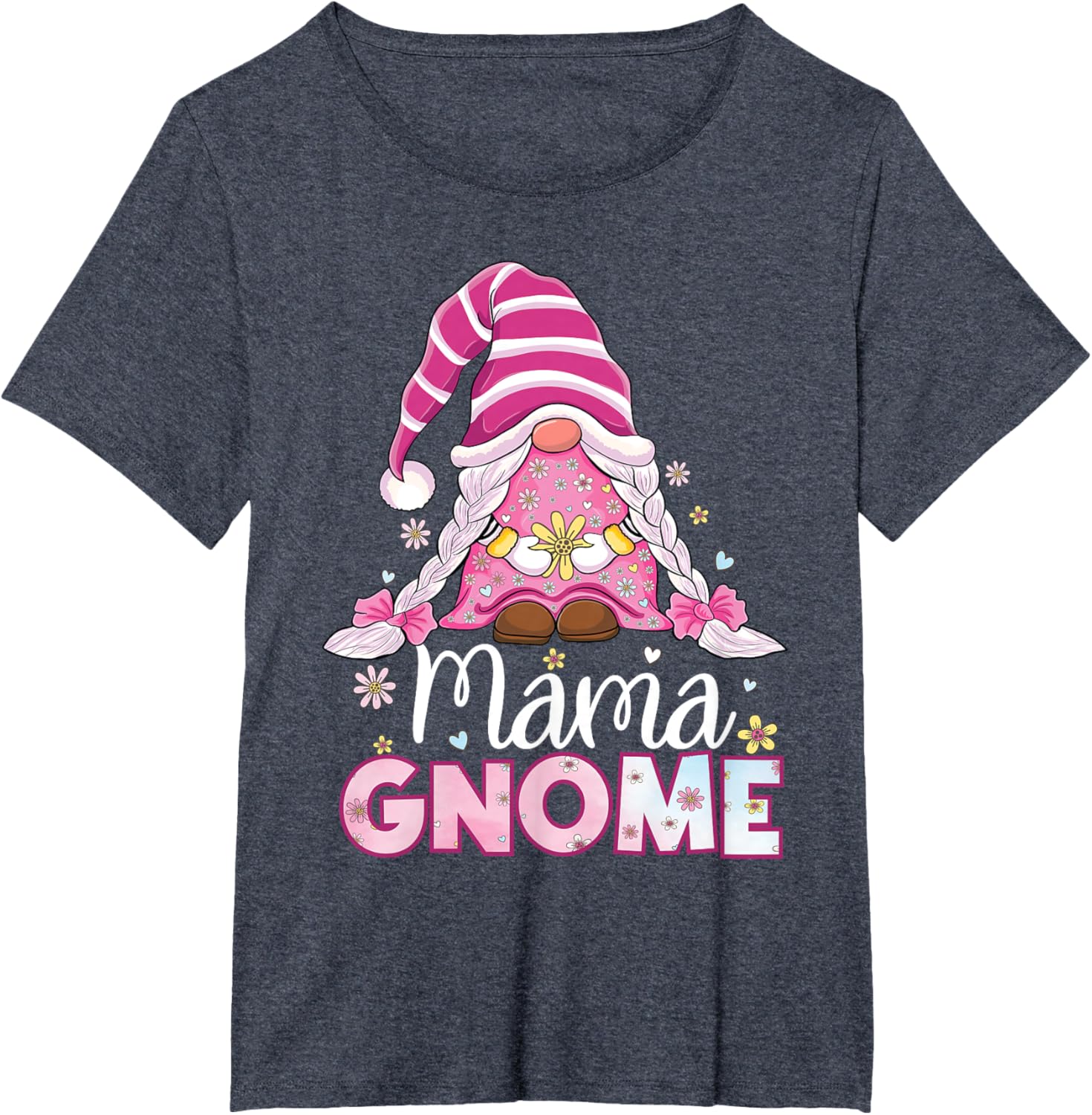 Flower For Mom Gnomies Cute Gnome Mom Happy Mother's Day