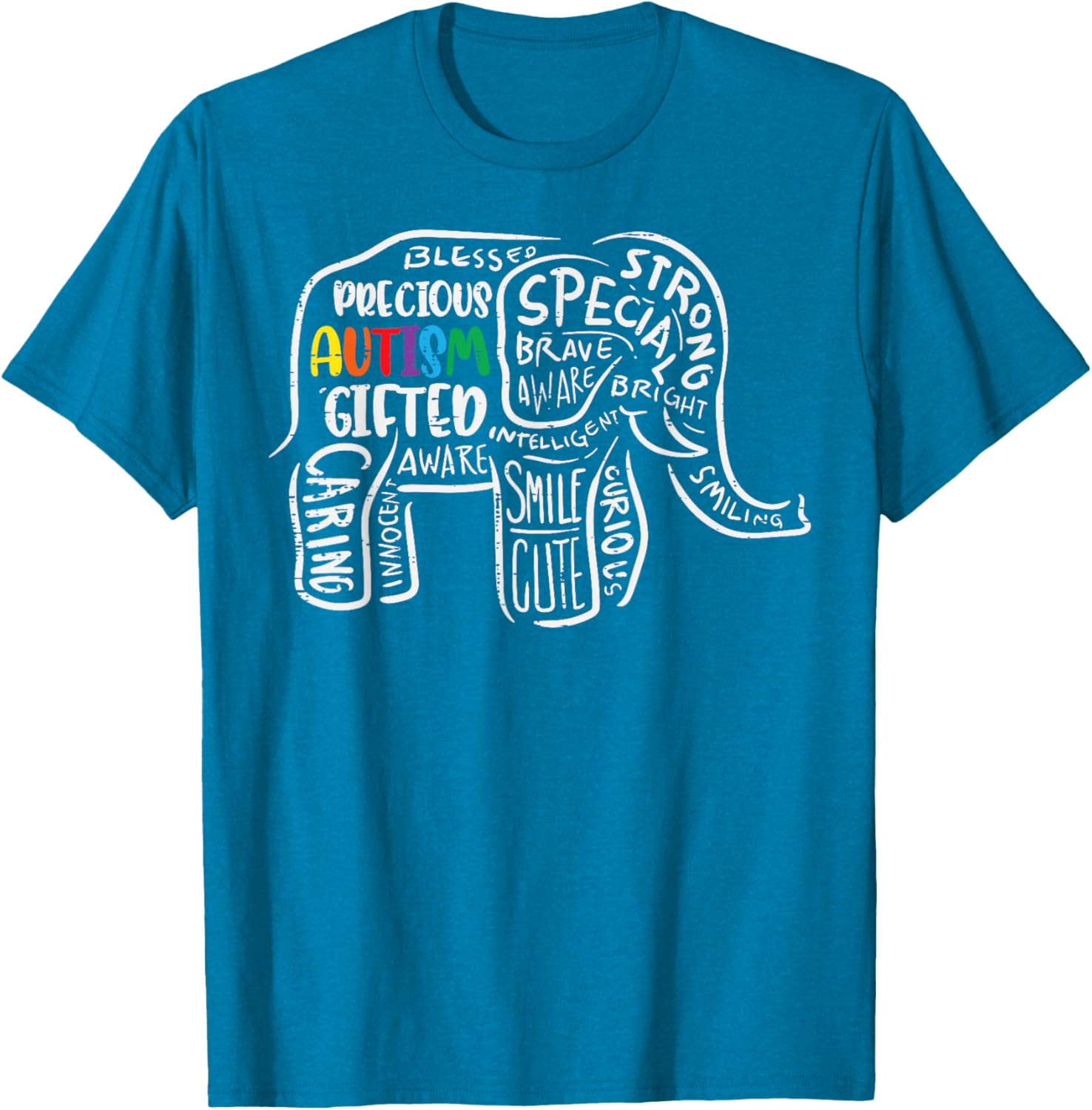 Autism Awareness Elephant Acceptance Autistic Men Women Kids