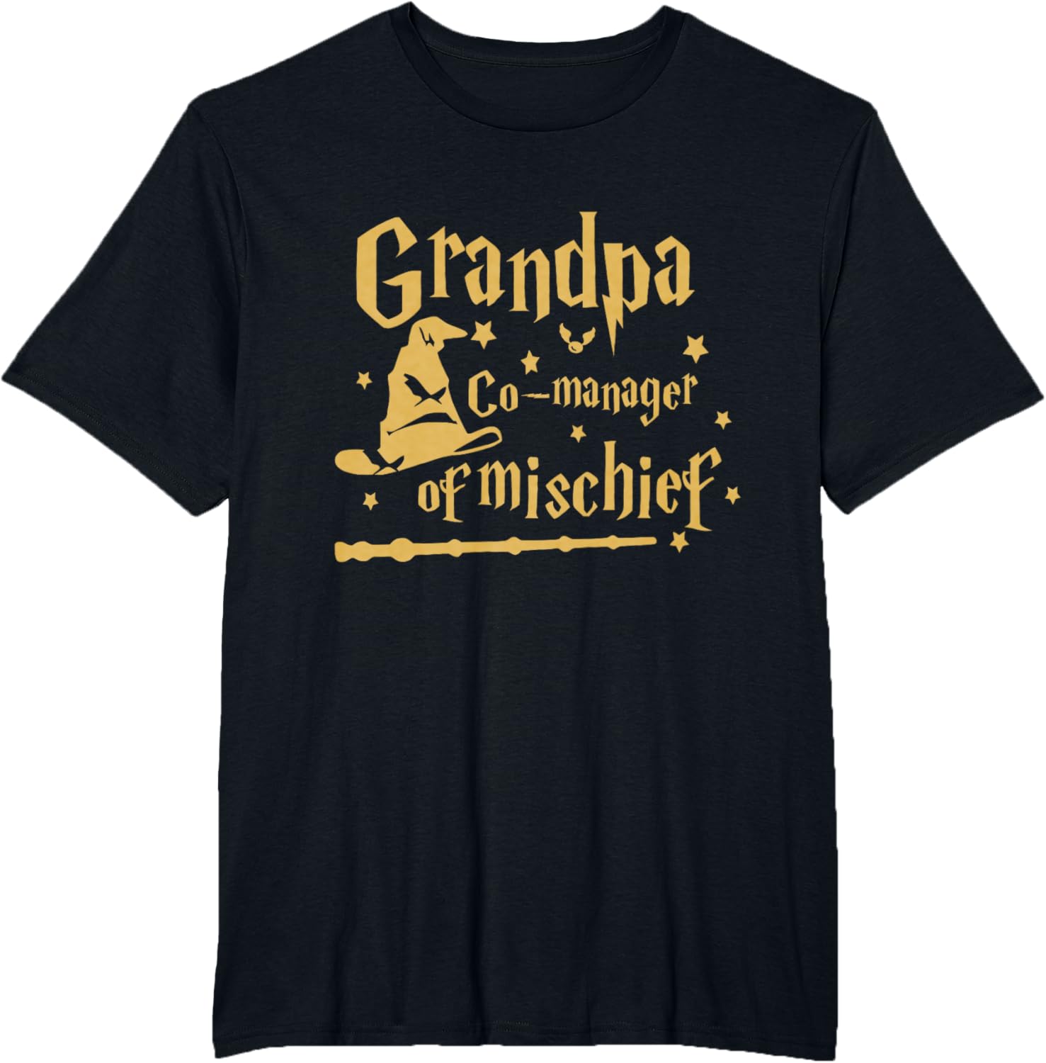 Funny Men Magical Grandpa Manager of Mischief Father's Day