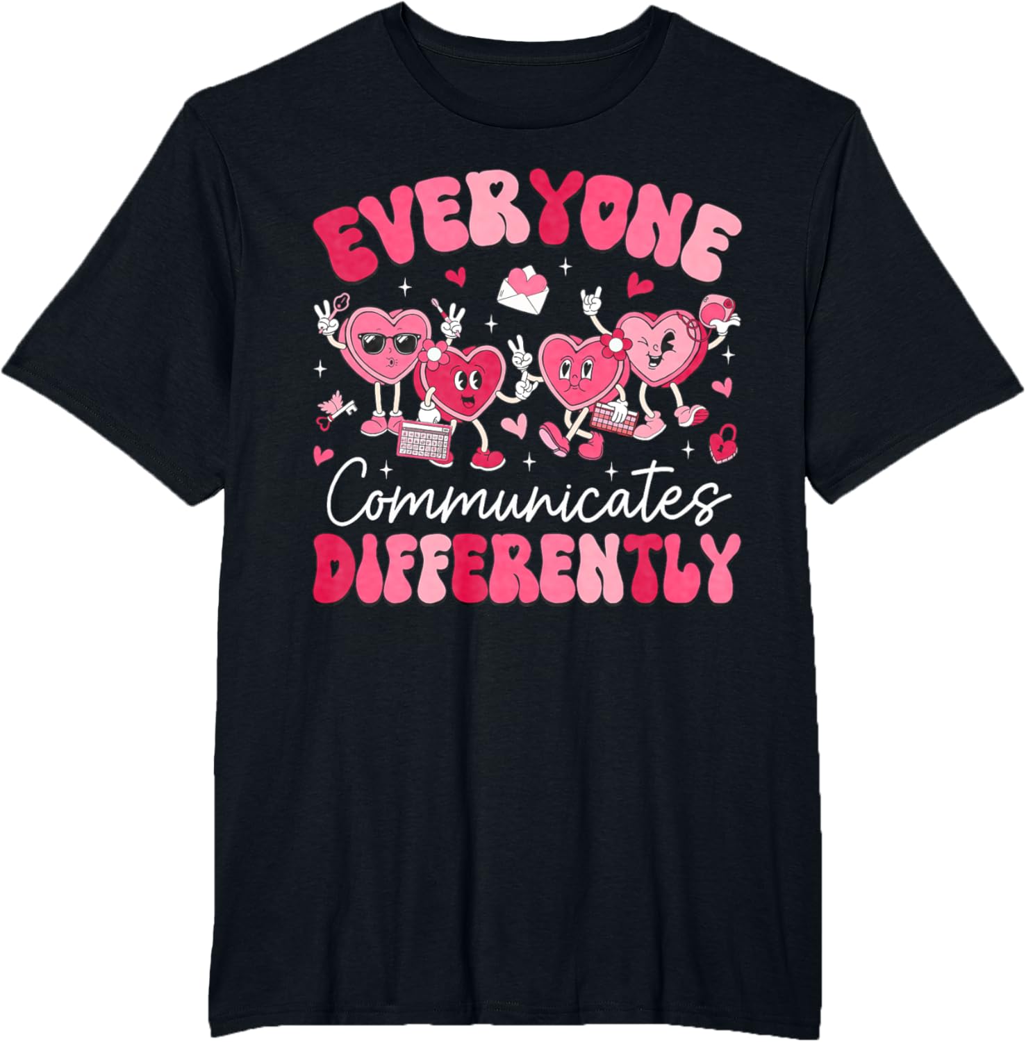 Everyone Communicates Differently Autism Valentines Day