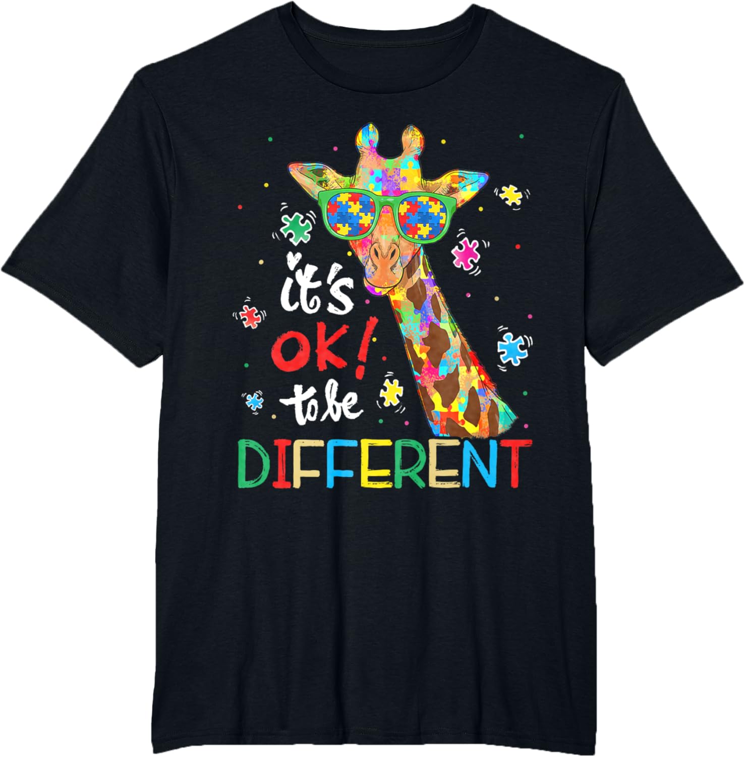 Autism Awareness Acceptance Women Kid Its Ok To Be Different