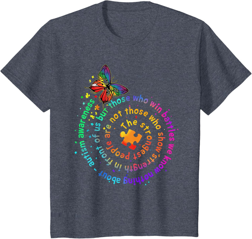 The Strongest People Butterfly Autism Awareness