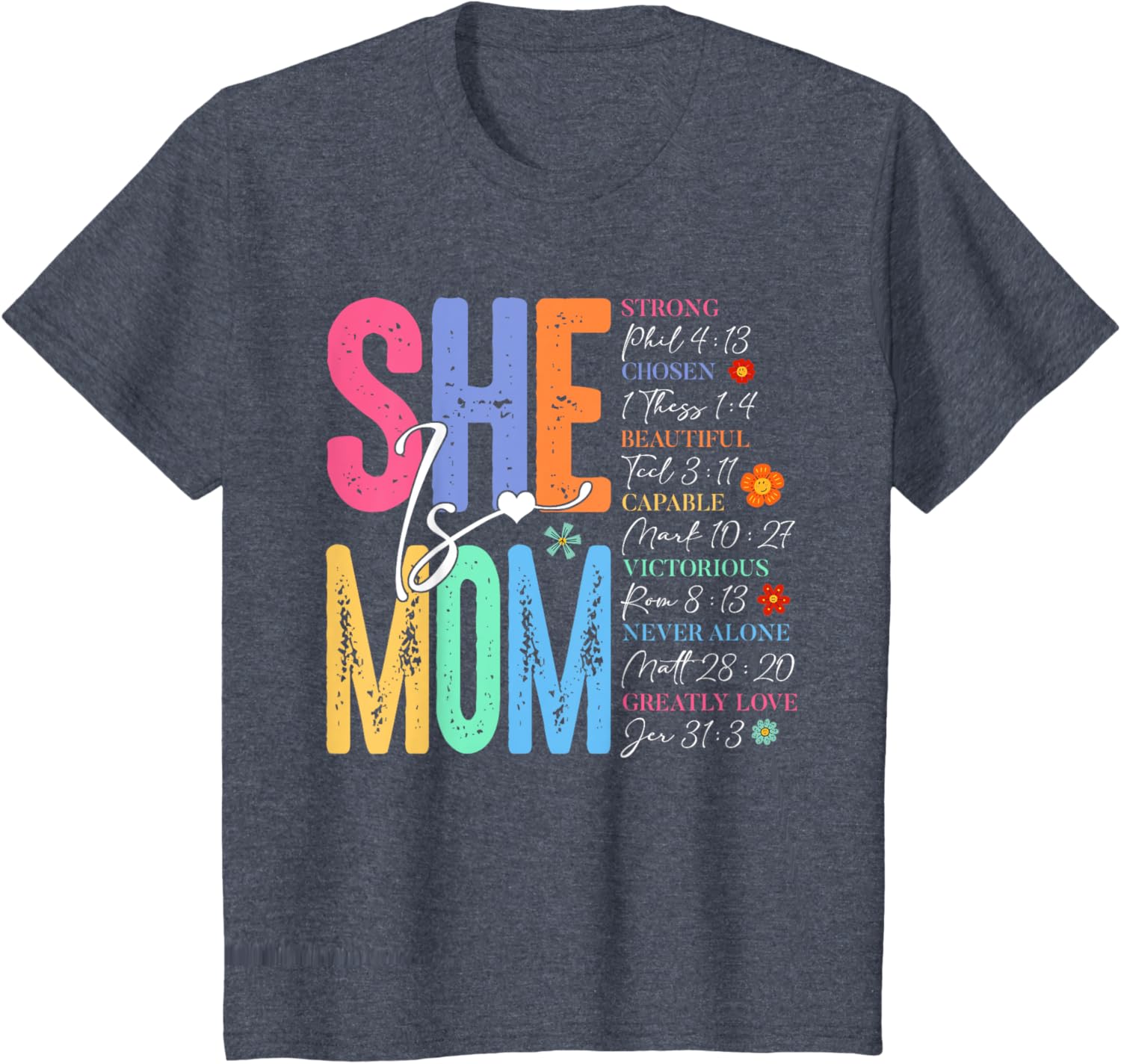 She Is Mom Christian Mother's Day Jesus Mama Religious Women
