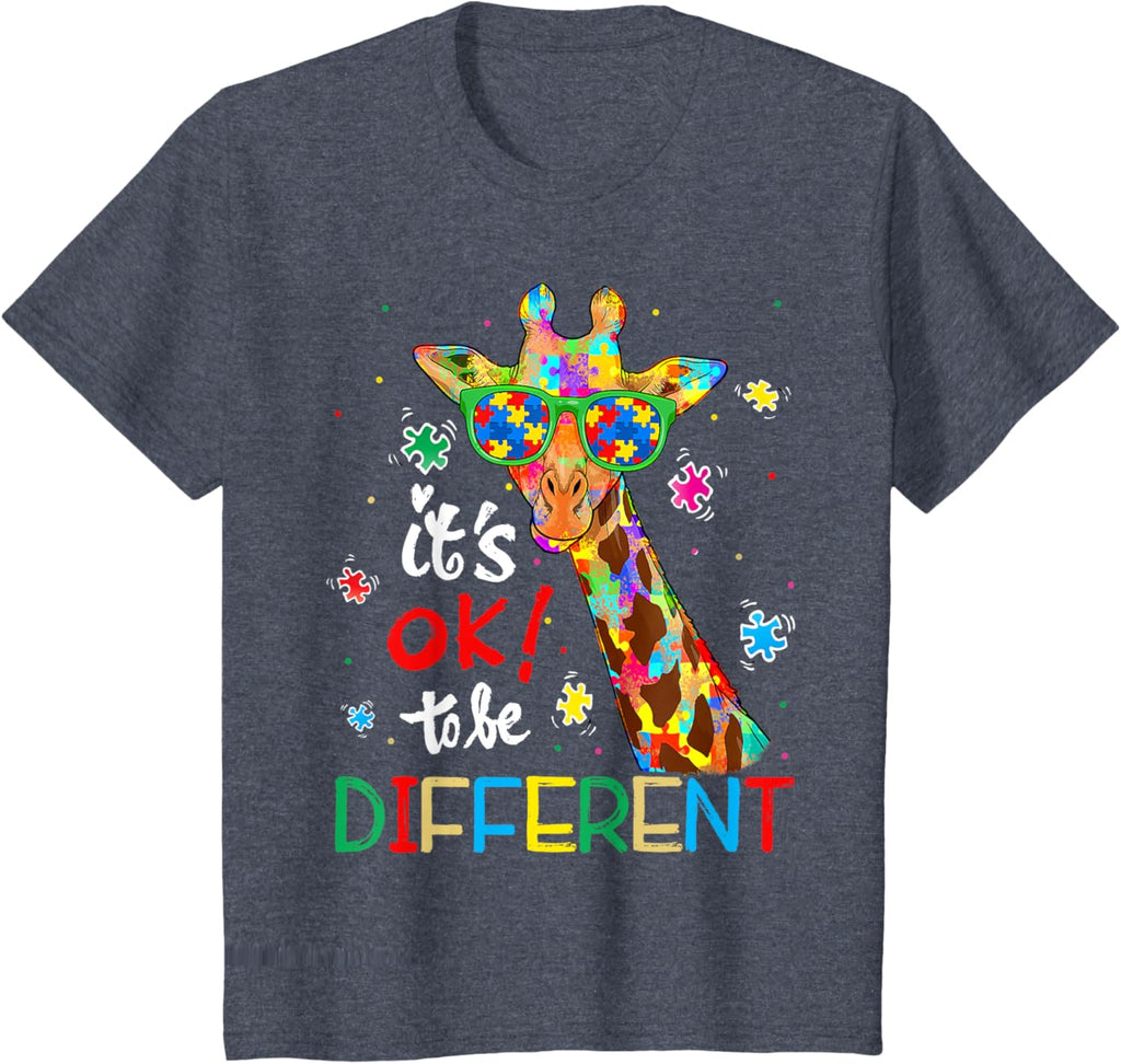 Autism Awareness Acceptance Women Kid Its Ok To Be Different