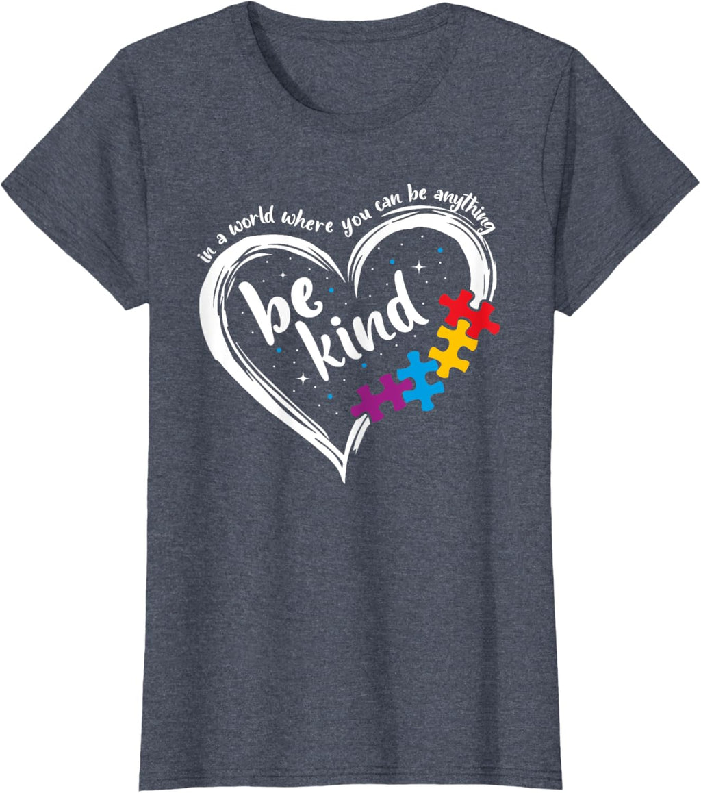 Autism Be Kind Women Blue Be Kind Autism Awareness